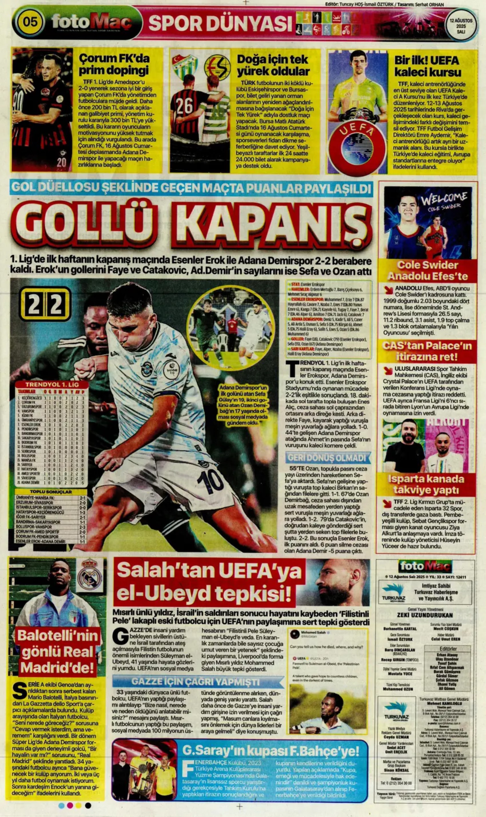 Sporda günün manşetleri... Kerem Aktürkoğlu için devreye girdi: Zinchenko geliyor!