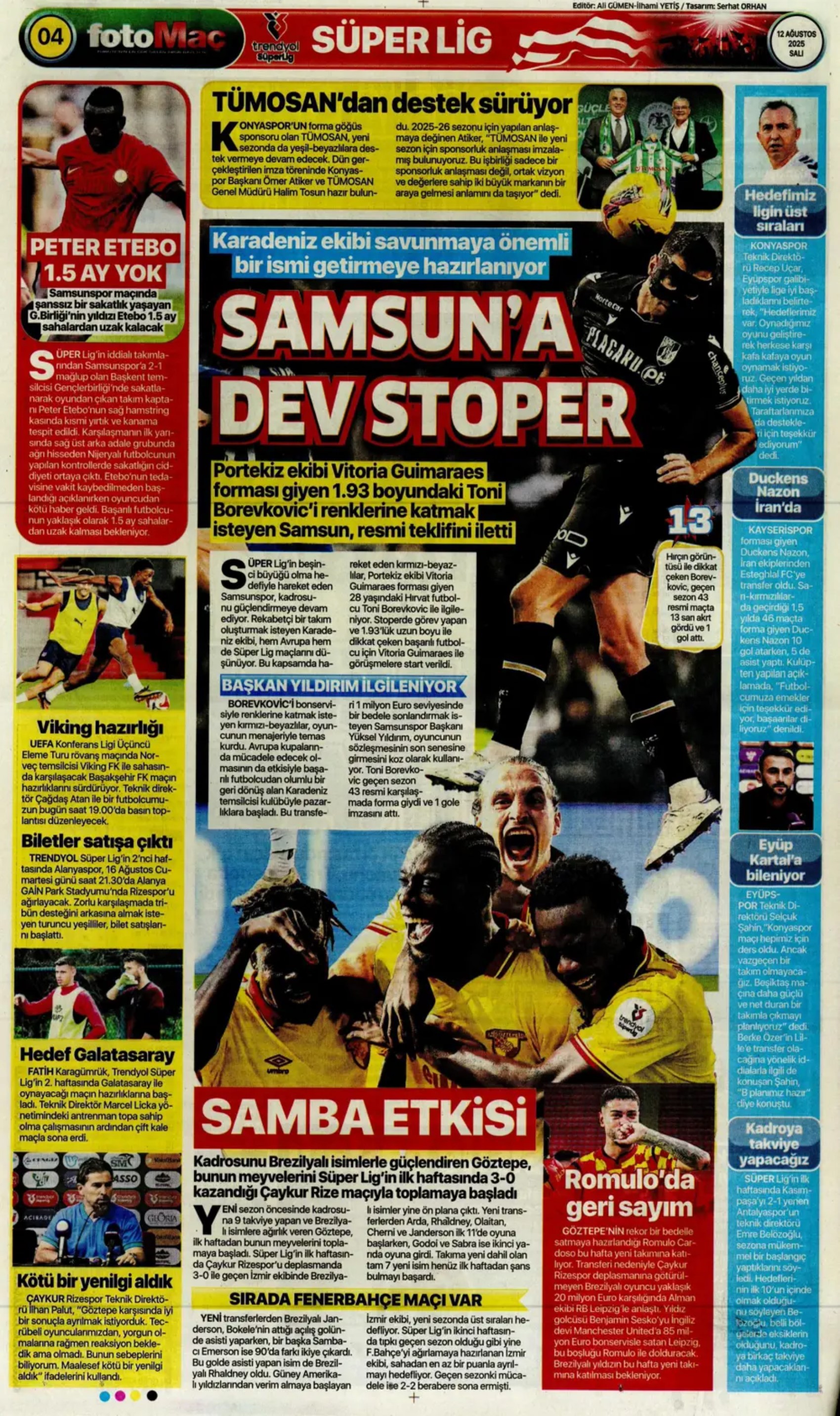 Sporda günün manşetleri... Kerem Aktürkoğlu için devreye girdi: Zinchenko geliyor!