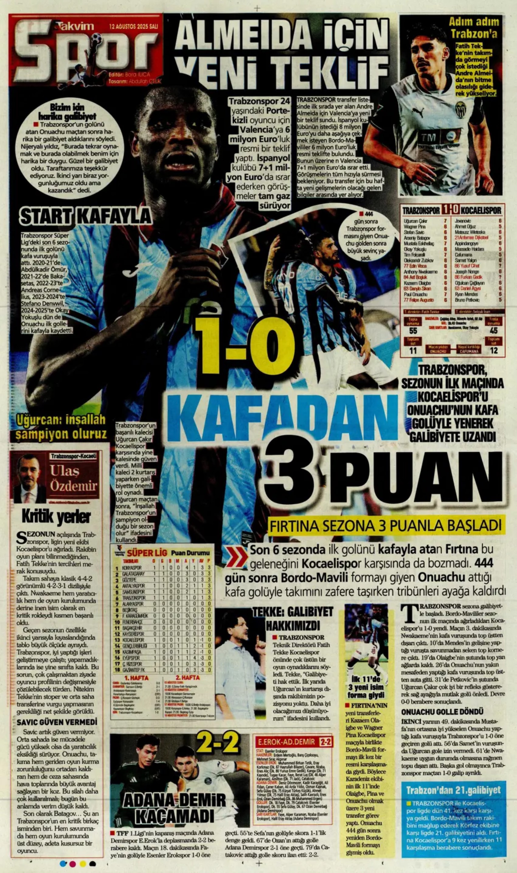 Sporda günün manşetleri... Kerem Aktürkoğlu için devreye girdi: Zinchenko geliyor!