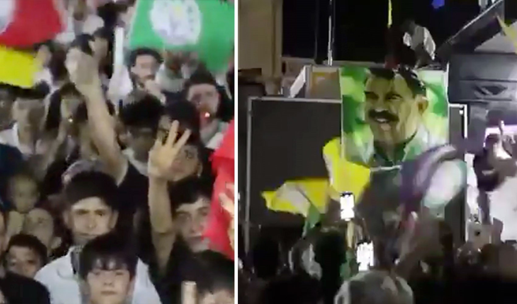 Mardin'de terör örgütü PKK ve Öcalan propagandası! 'Buradan sesleniyoruz, İmralı kapılarını açın'