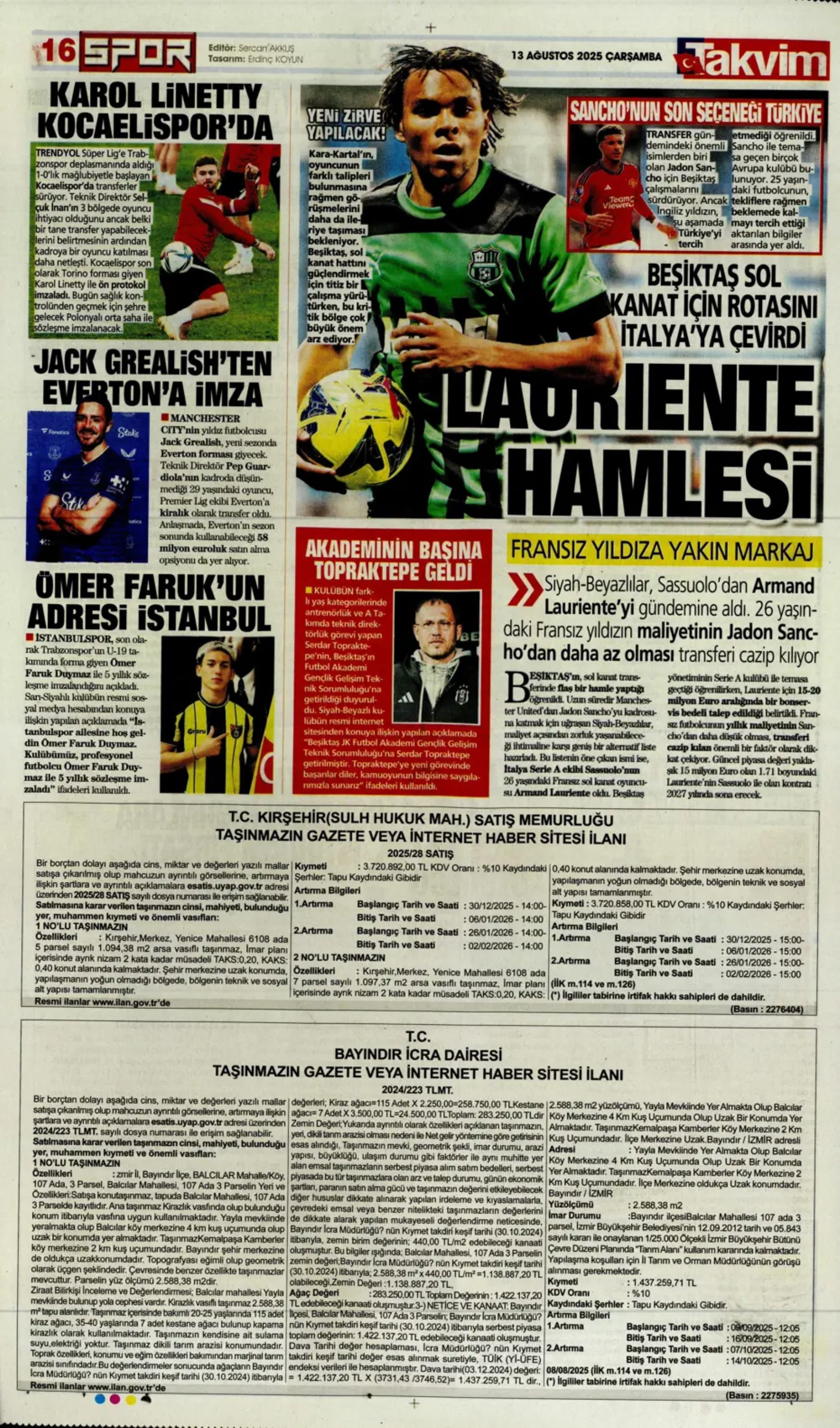 Sporda günün manşetleri: Fenerbahçe Kadıköy'de şov yaptı, kasası da doldu
