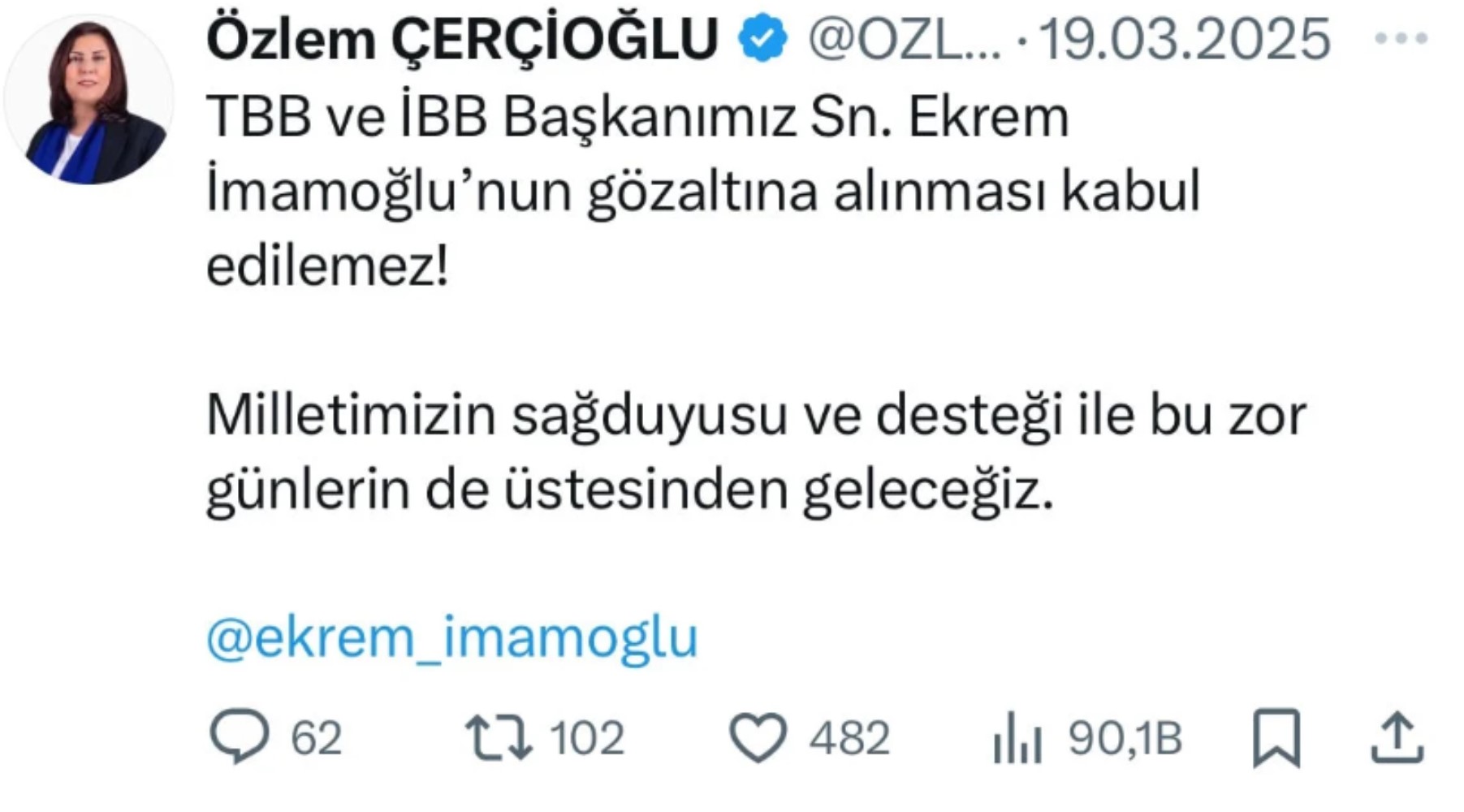 AKP'ye geçen Özlem Çerçioğlu'ndan sosyal medya hamlesi: Paylaşımlarını hala silmedi! İktidar buna ne diyecek?