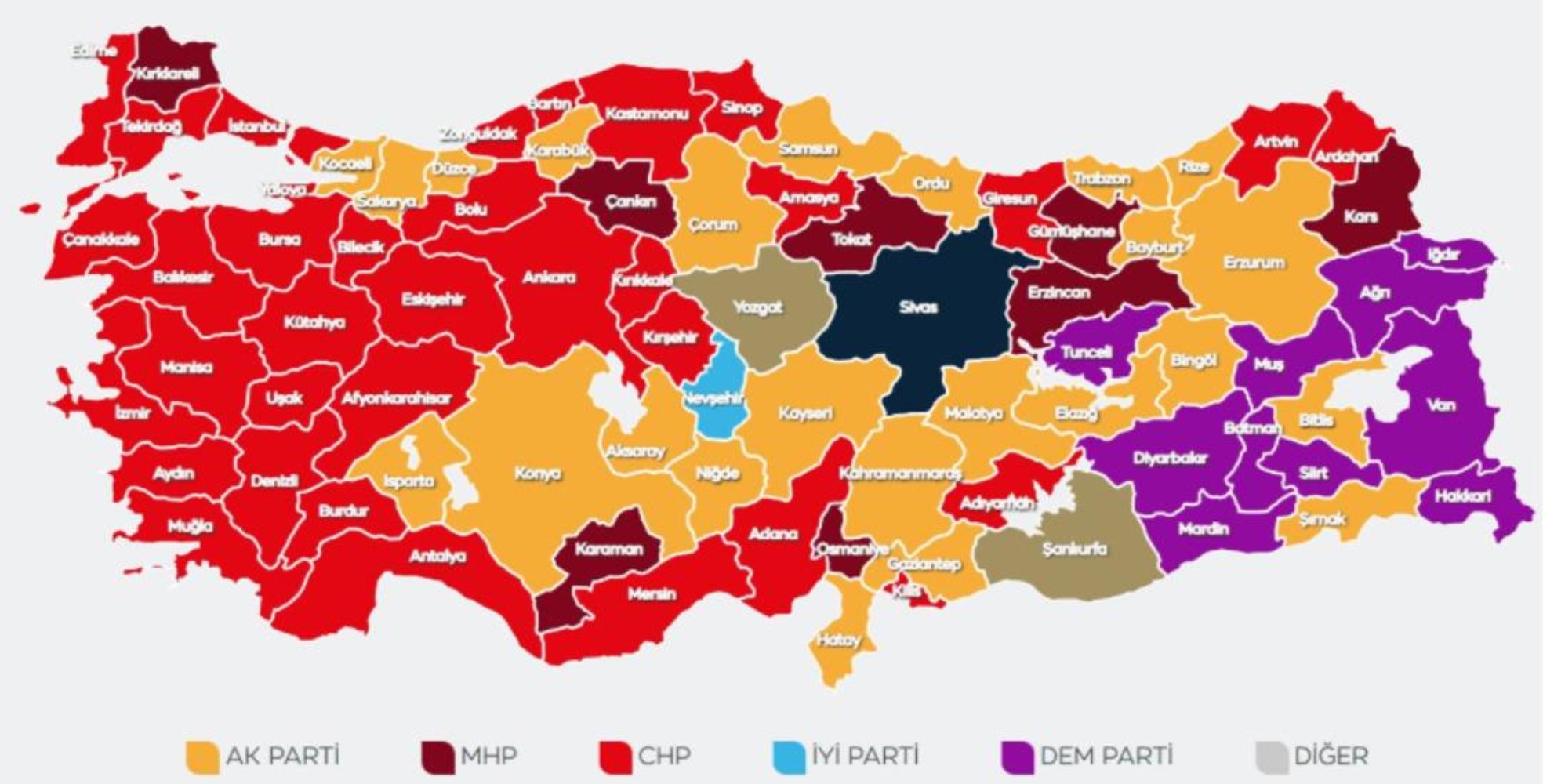 31 Mart'tan bu yana AKP'ye geçen belediyelerin sayısı dikkat çekti! Sandıkta kaybettiğini masada aldı