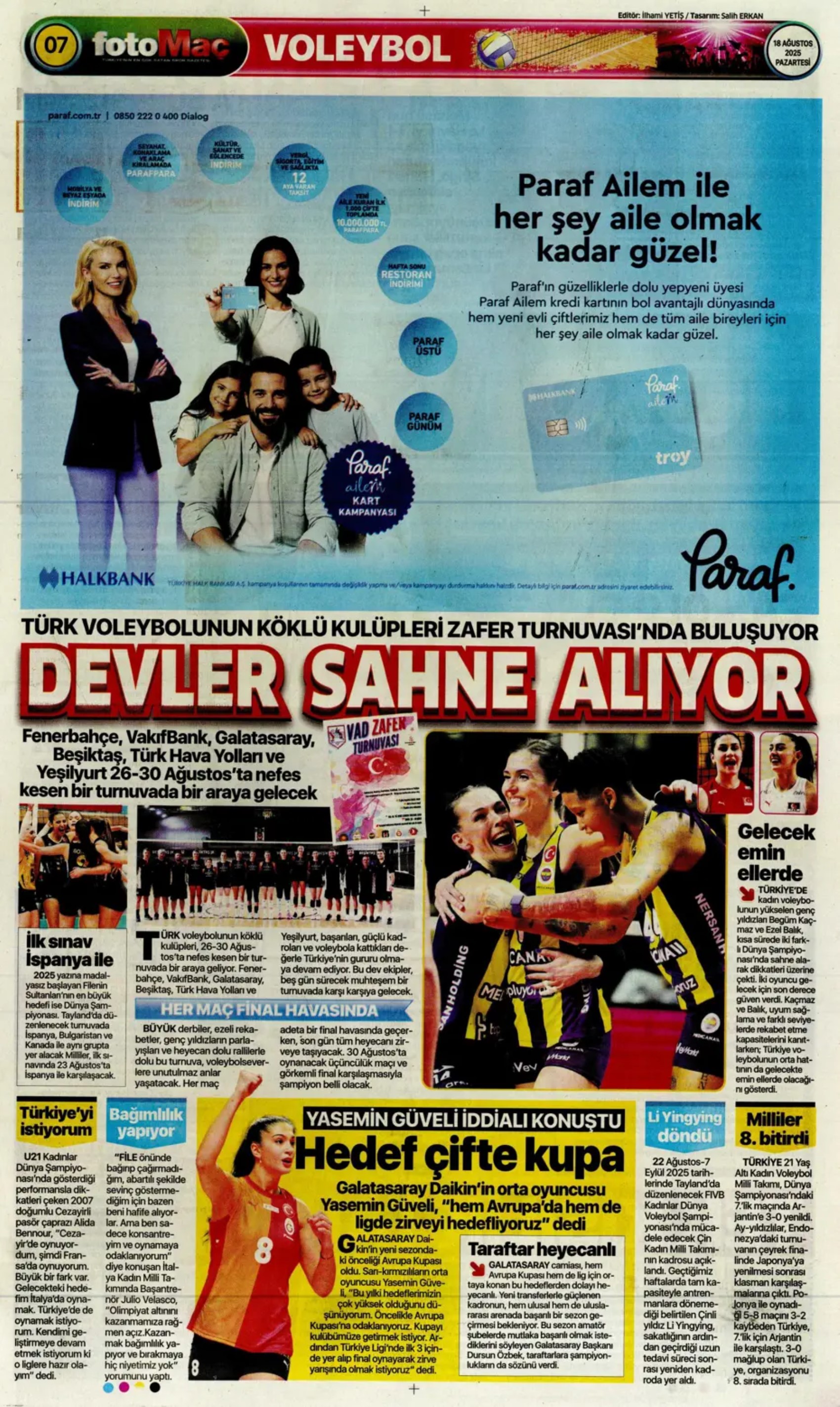 Sporda günün manşetleri: Fenerbahçe'de Palacios gündemi, Galatasaray'da Barış Alper'in alternatifi belli oldu!