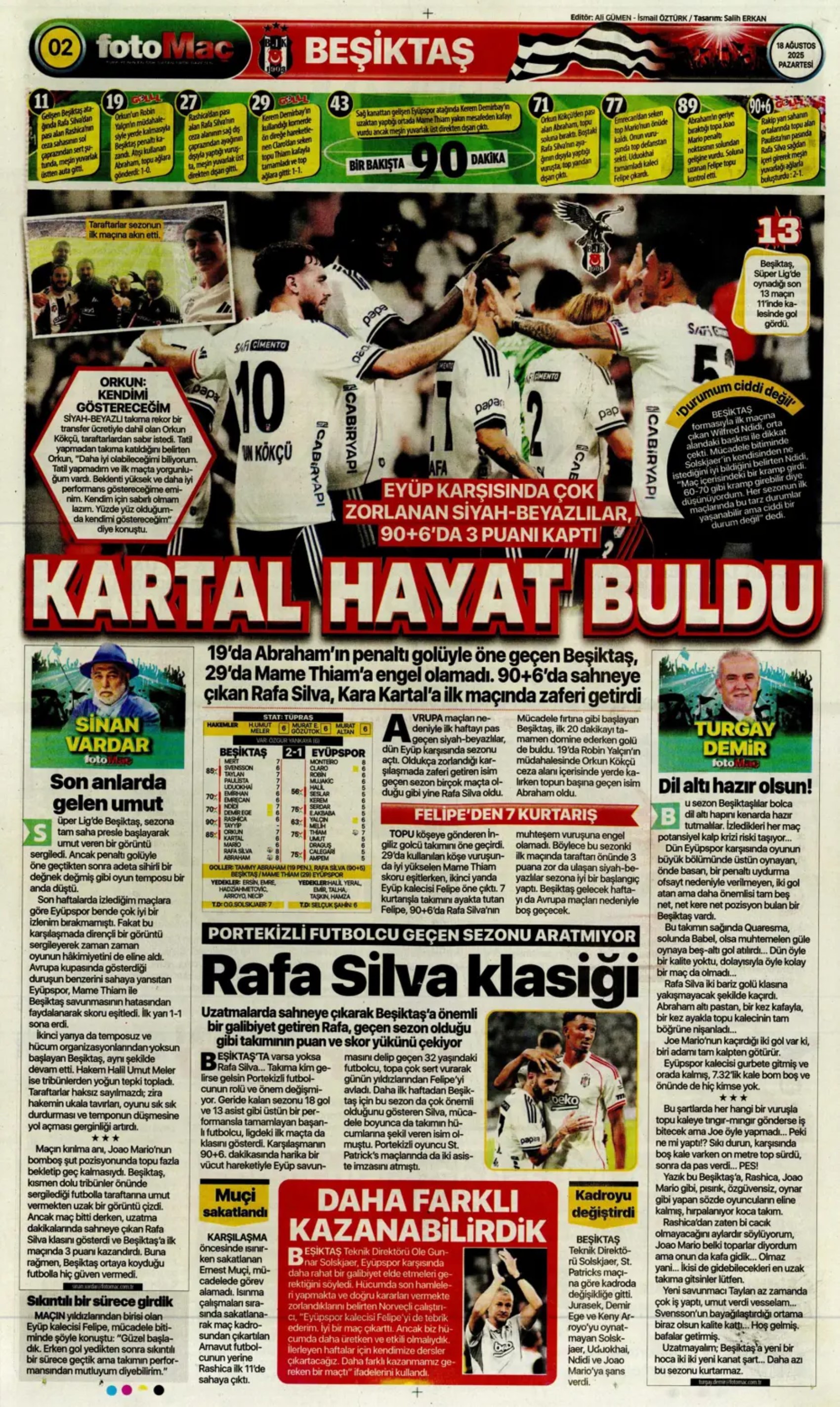 Sporda günün manşetleri: Fenerbahçe'de Palacios gündemi, Galatasaray'da Barış Alper'in alternatifi belli oldu!