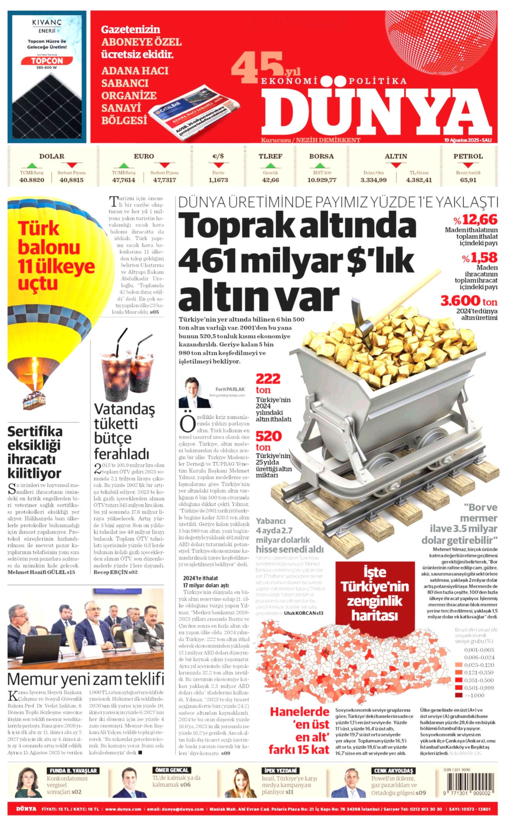 19 Ağustos 2025 gazete manşetleri: Gazeteler, CHP'nin Aydın mitingini nasıl gördü?
