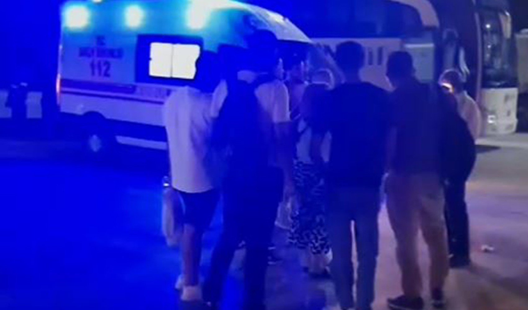 Otobüs şoförleri arasında bıçaklı kavga