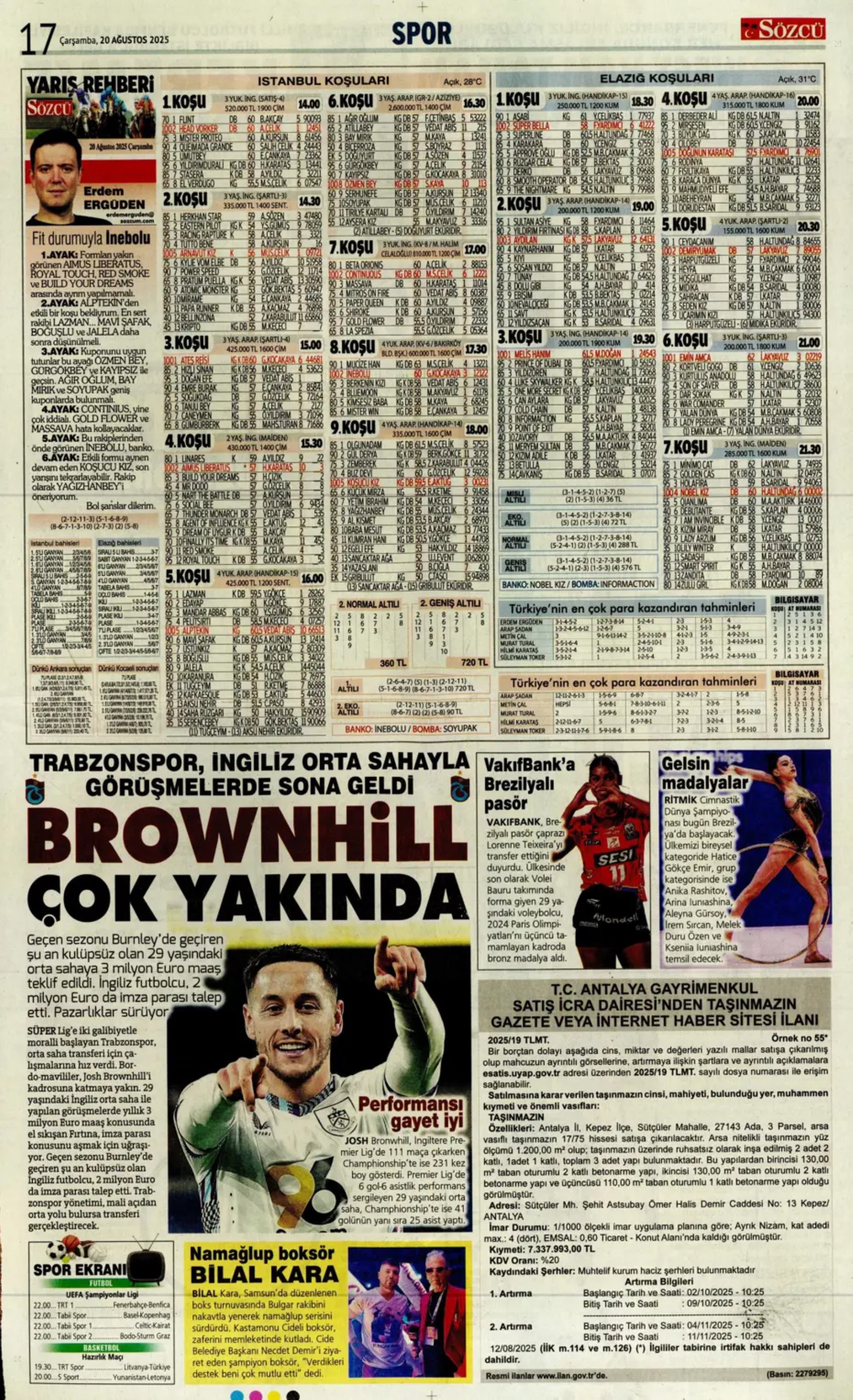 Sporda günün manşetleri... Hakan Çalhanoğlu dosyası kapanmadı