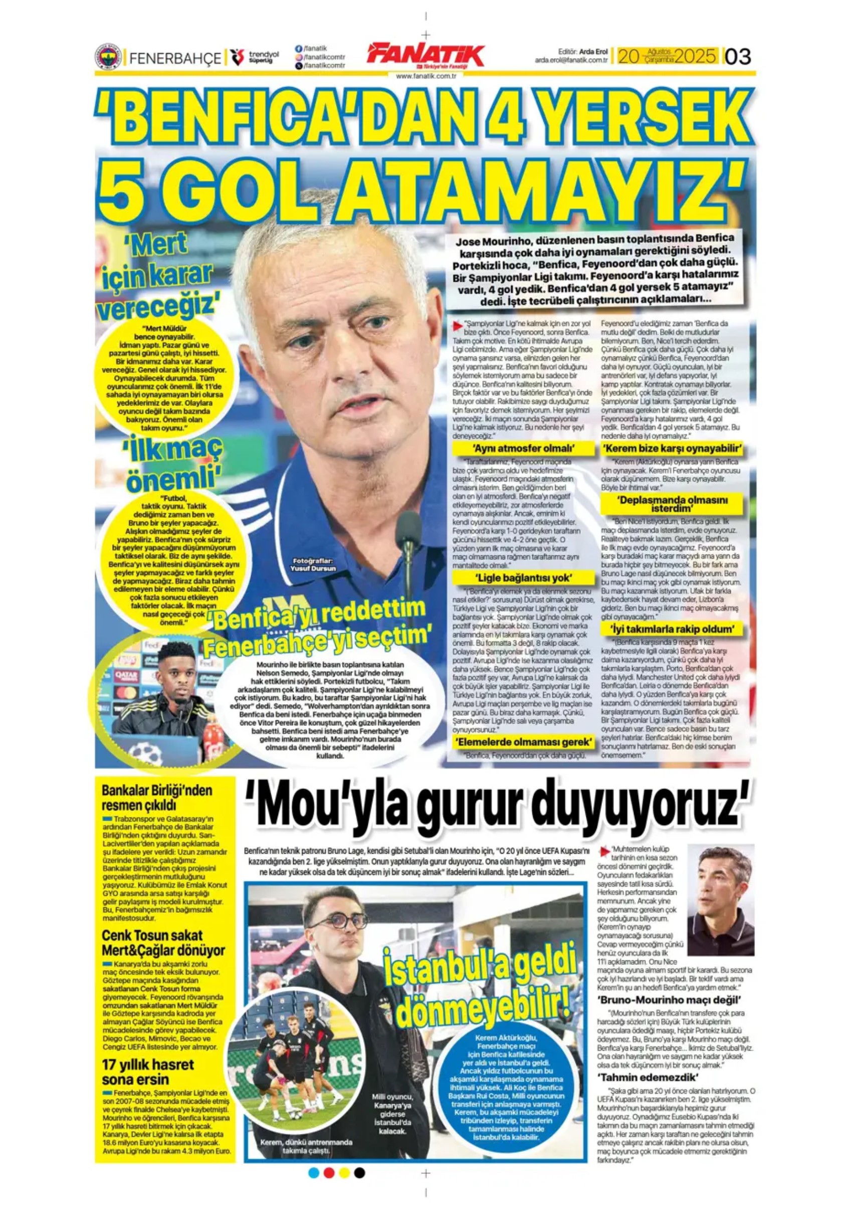 Sporda günün manşetleri... Hakan Çalhanoğlu dosyası kapanmadı