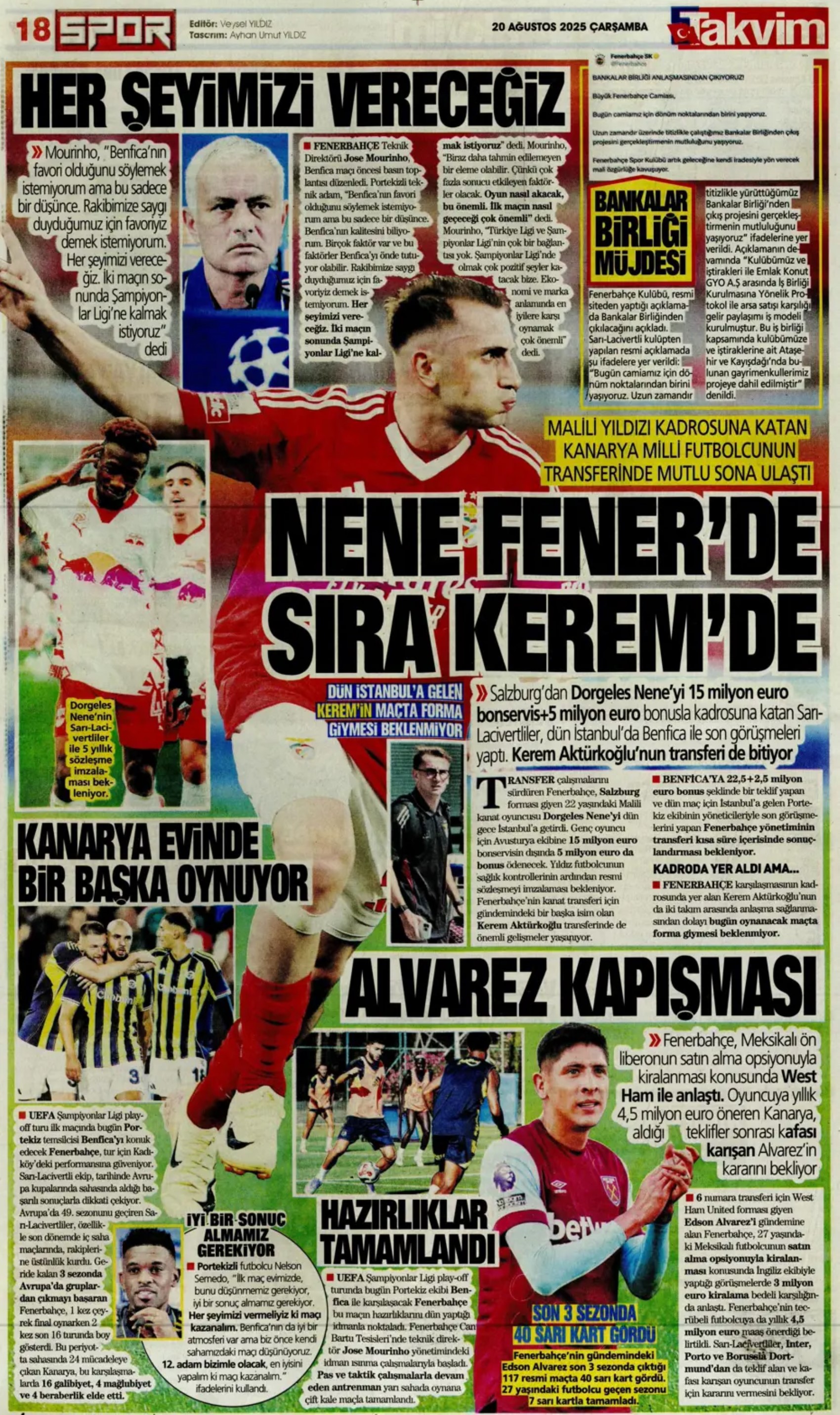 Sporda günün manşetleri... Hakan Çalhanoğlu dosyası kapanmadı