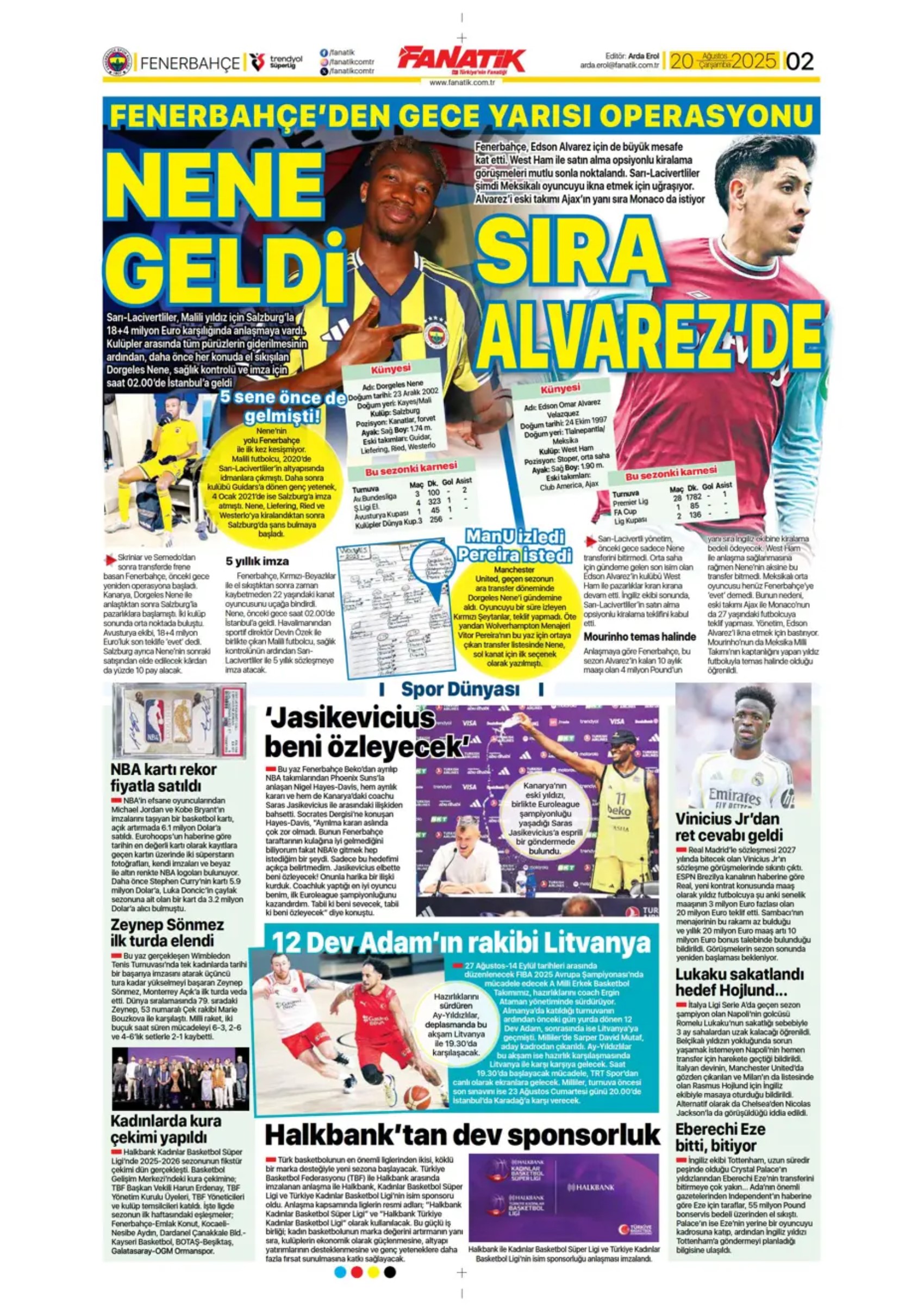 Sporda günün manşetleri... Hakan Çalhanoğlu dosyası kapanmadı