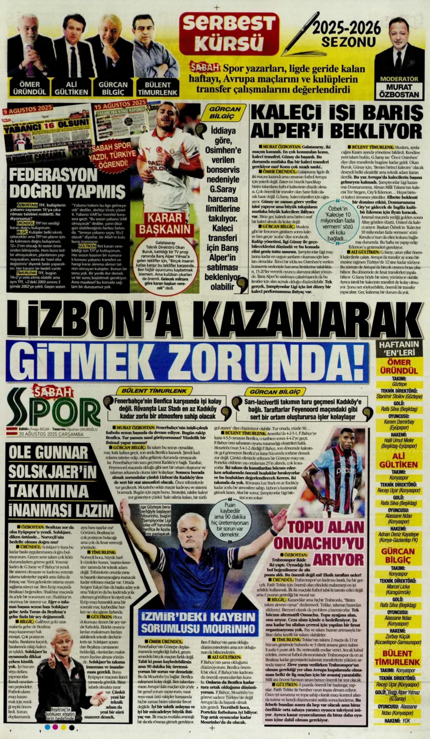 Sporda günün manşetleri... Hakan Çalhanoğlu dosyası kapanmadı