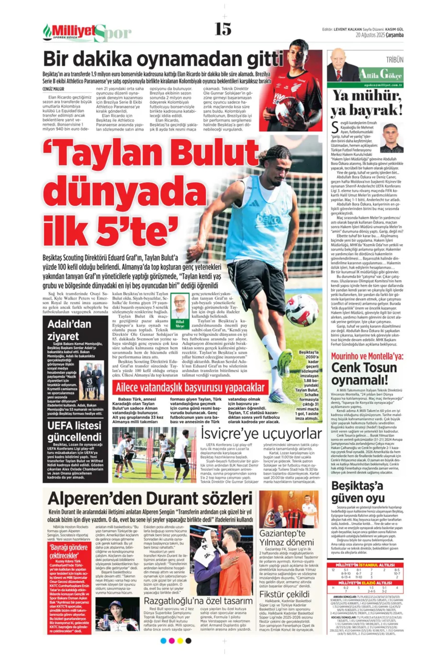 Sporda günün manşetleri... Hakan Çalhanoğlu dosyası kapanmadı
