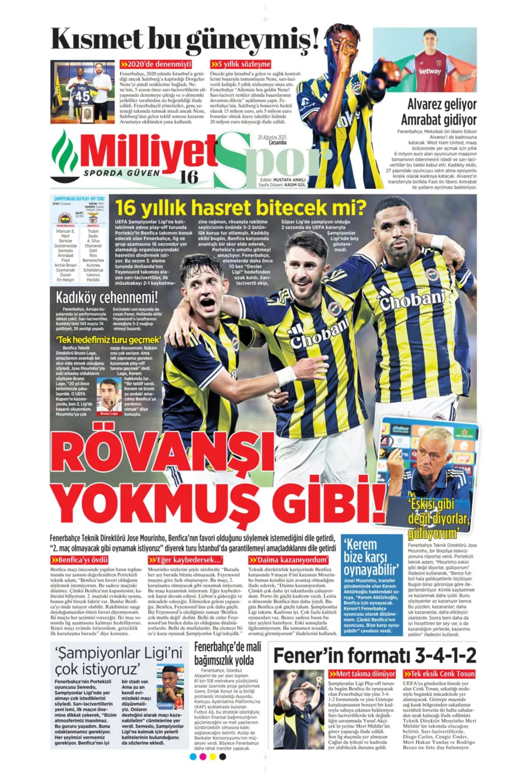 Sporda günün manşetleri... Hakan Çalhanoğlu dosyası kapanmadı