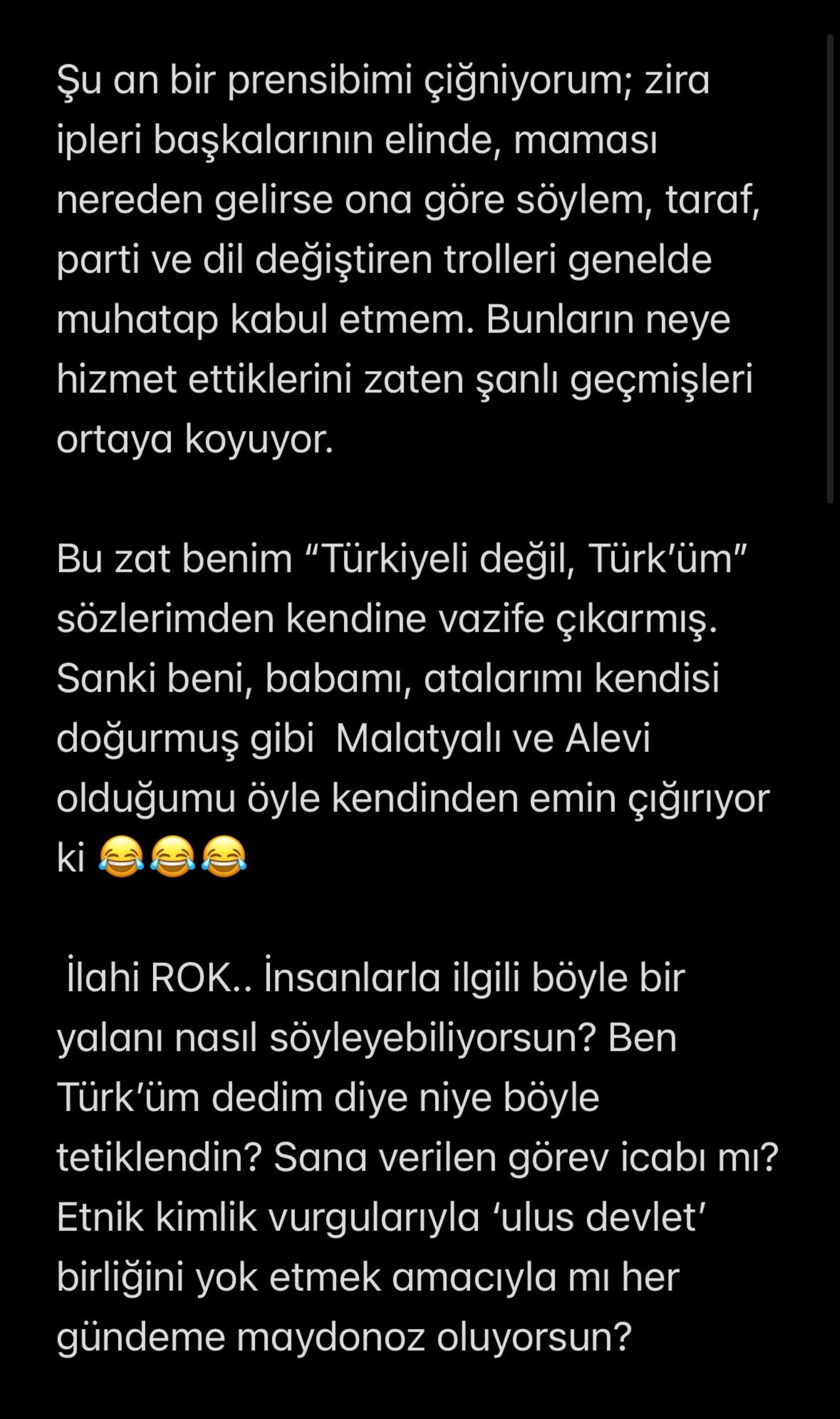 ROK, 'Türkiyeli değil, Türk'üm' diyen Defne Samyeli'yi hedef aldı: Eski sunucudan olay yanıt!