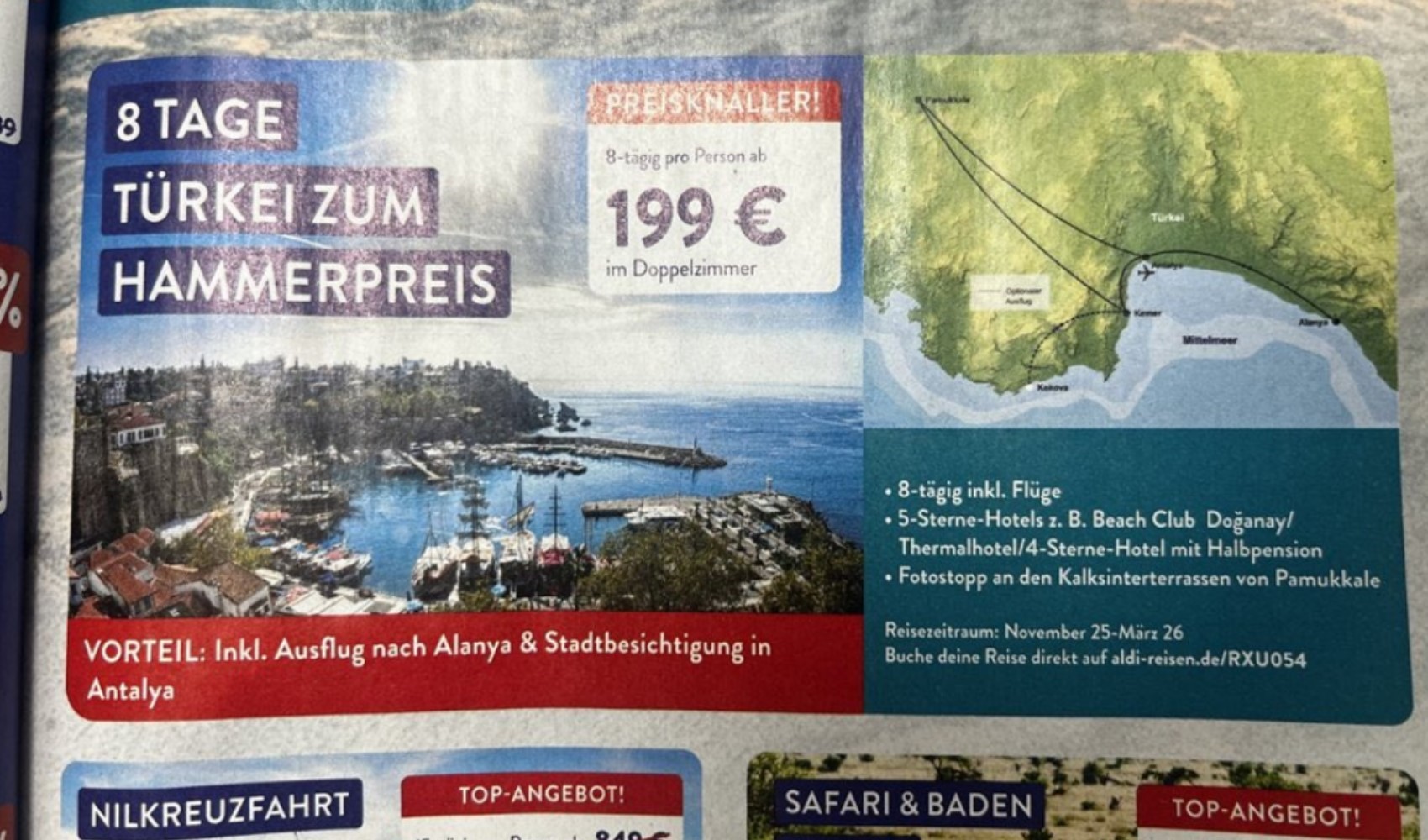 Almanya’dan 199 Euro’ya Alanya tatili