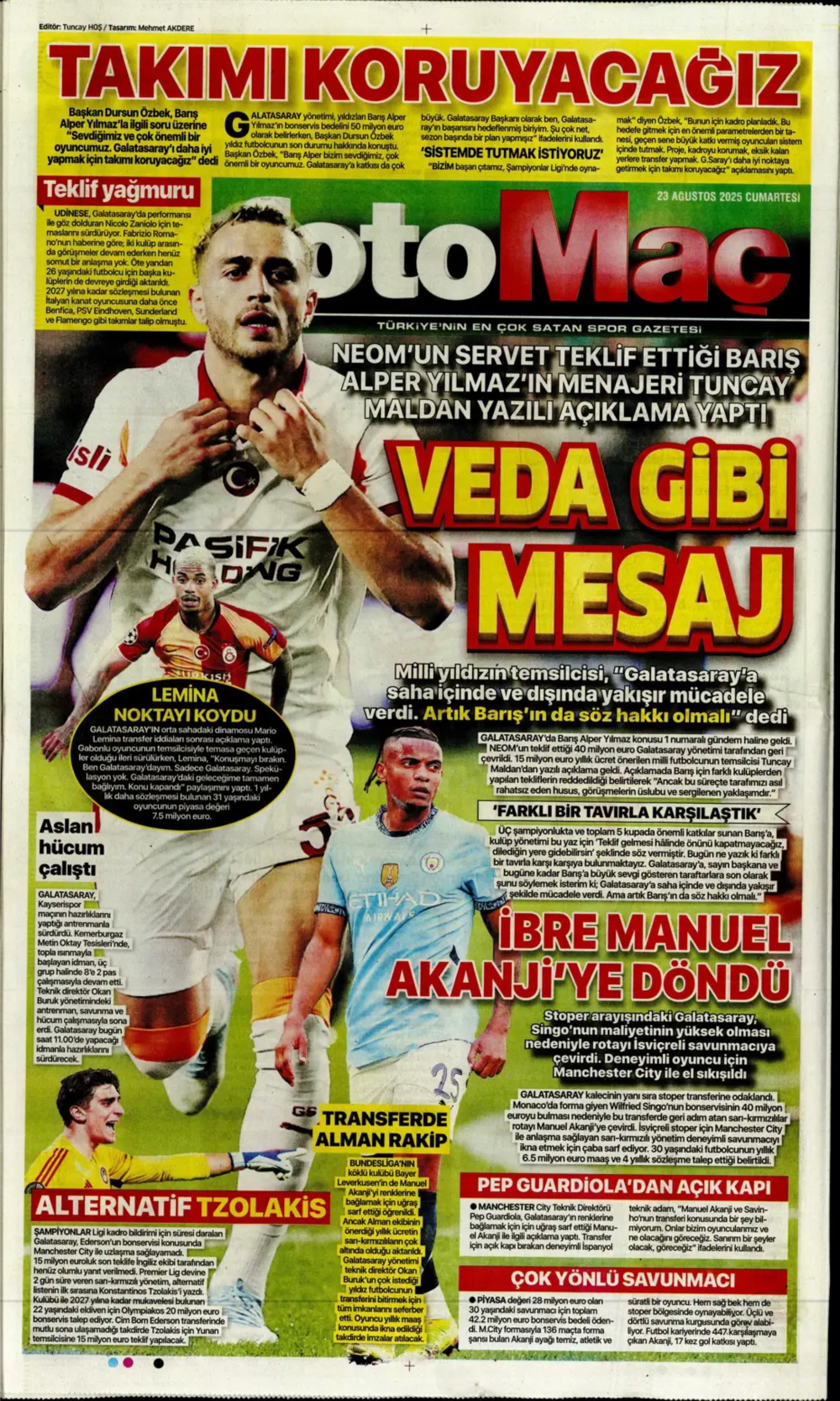 Sporda günün manşetleri... Fenerbahçe'nin transferdeki ana hedefi belli oldu