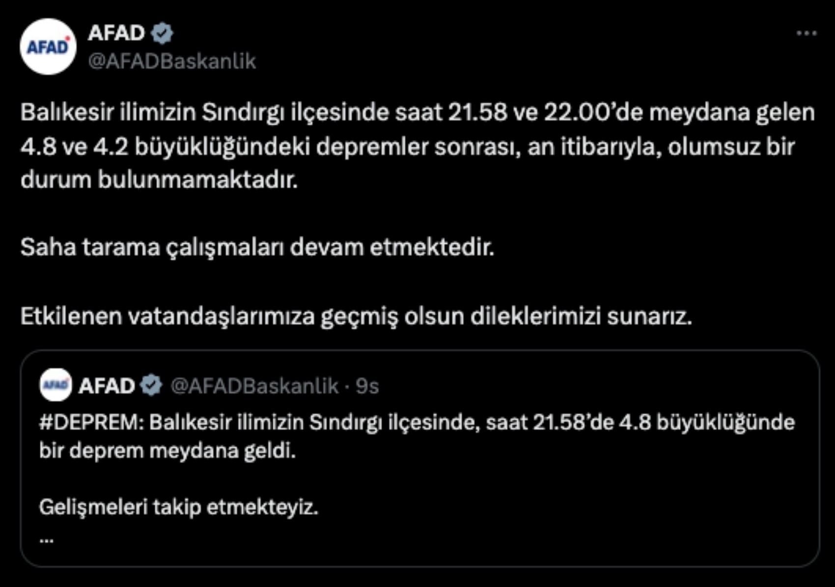 Şener Üşümezsoy Sındırgı'daki deprem sonrası o bölgeyi uyardı! '6.5 büyüklüğünde...'