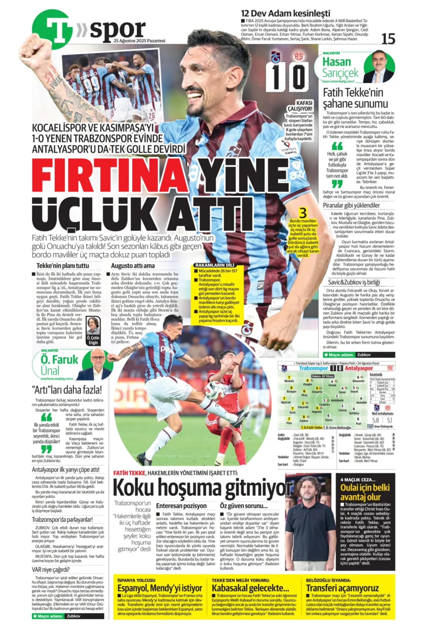 Sporda günün manşetleri... Fenerbahçe Kerem transferi sonrası bir ismi daha bitiriyor