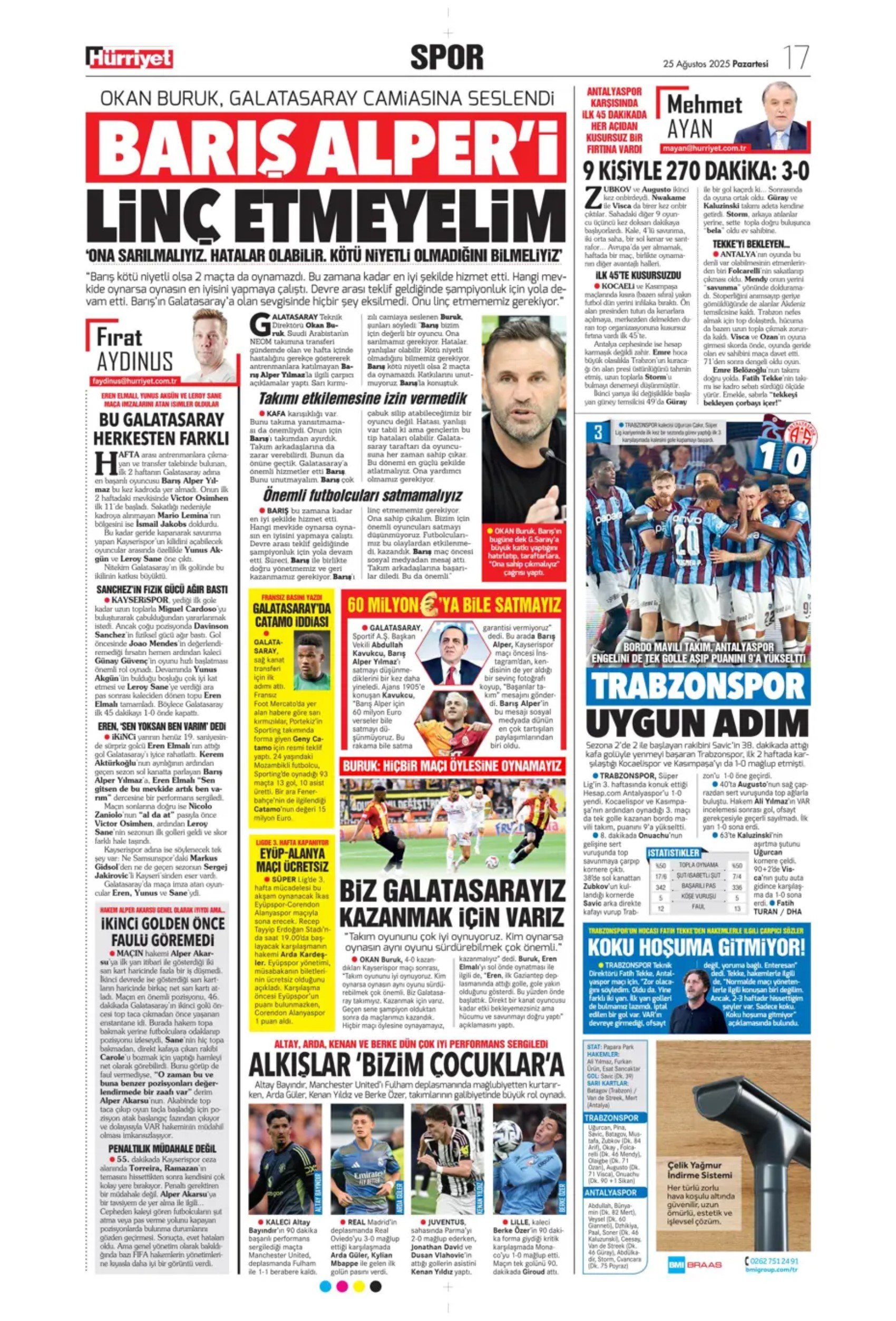 Sporda günün manşetleri... Fenerbahçe Kerem transferi sonrası bir ismi daha bitiriyor