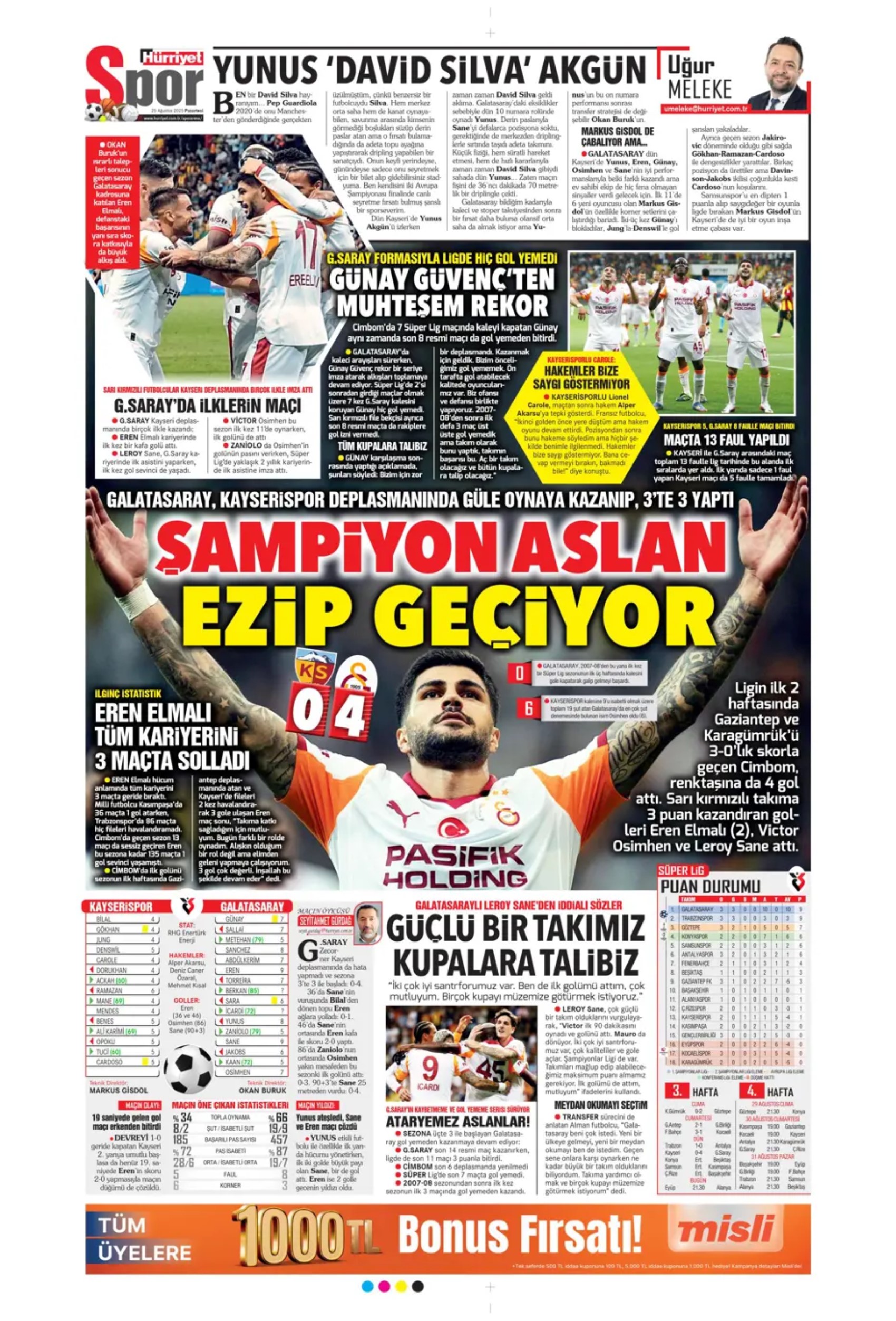 Sporda günün manşetleri... Fenerbahçe Kerem transferi sonrası bir ismi daha bitiriyor