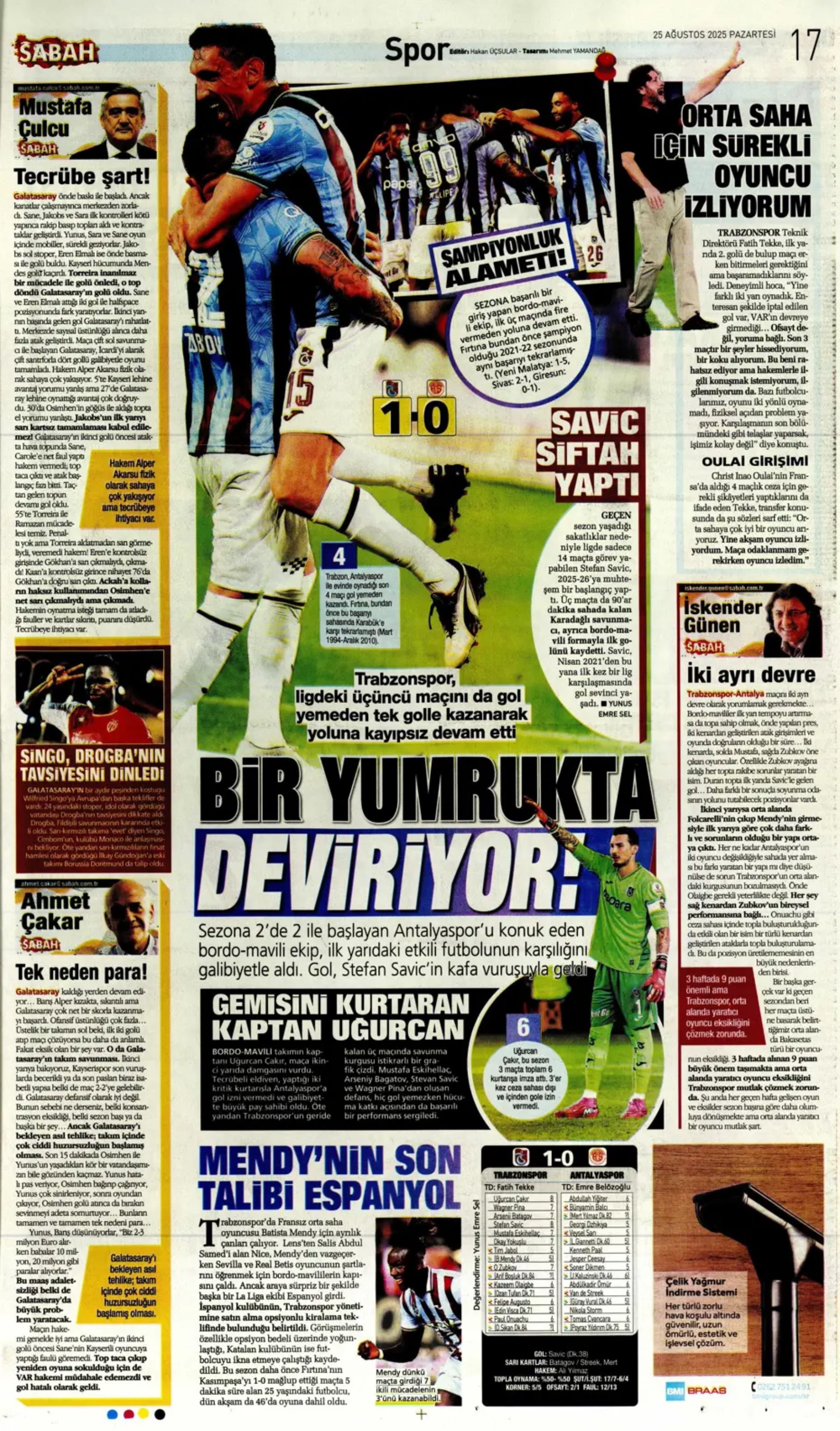 Sporda günün manşetleri... Fenerbahçe Kerem transferi sonrası bir ismi daha bitiriyor