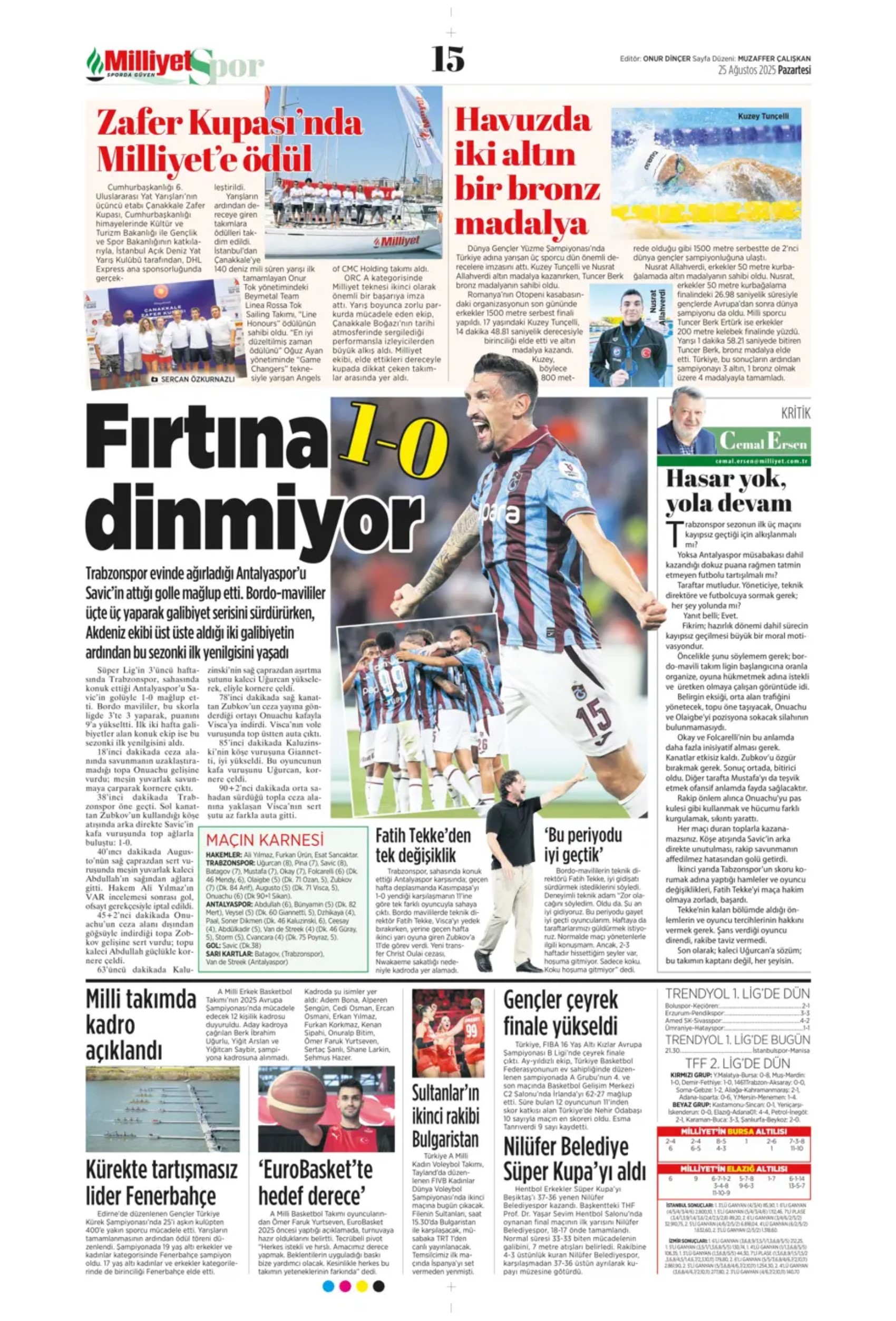 Sporda günün manşetleri... Fenerbahçe Kerem transferi sonrası bir ismi daha bitiriyor