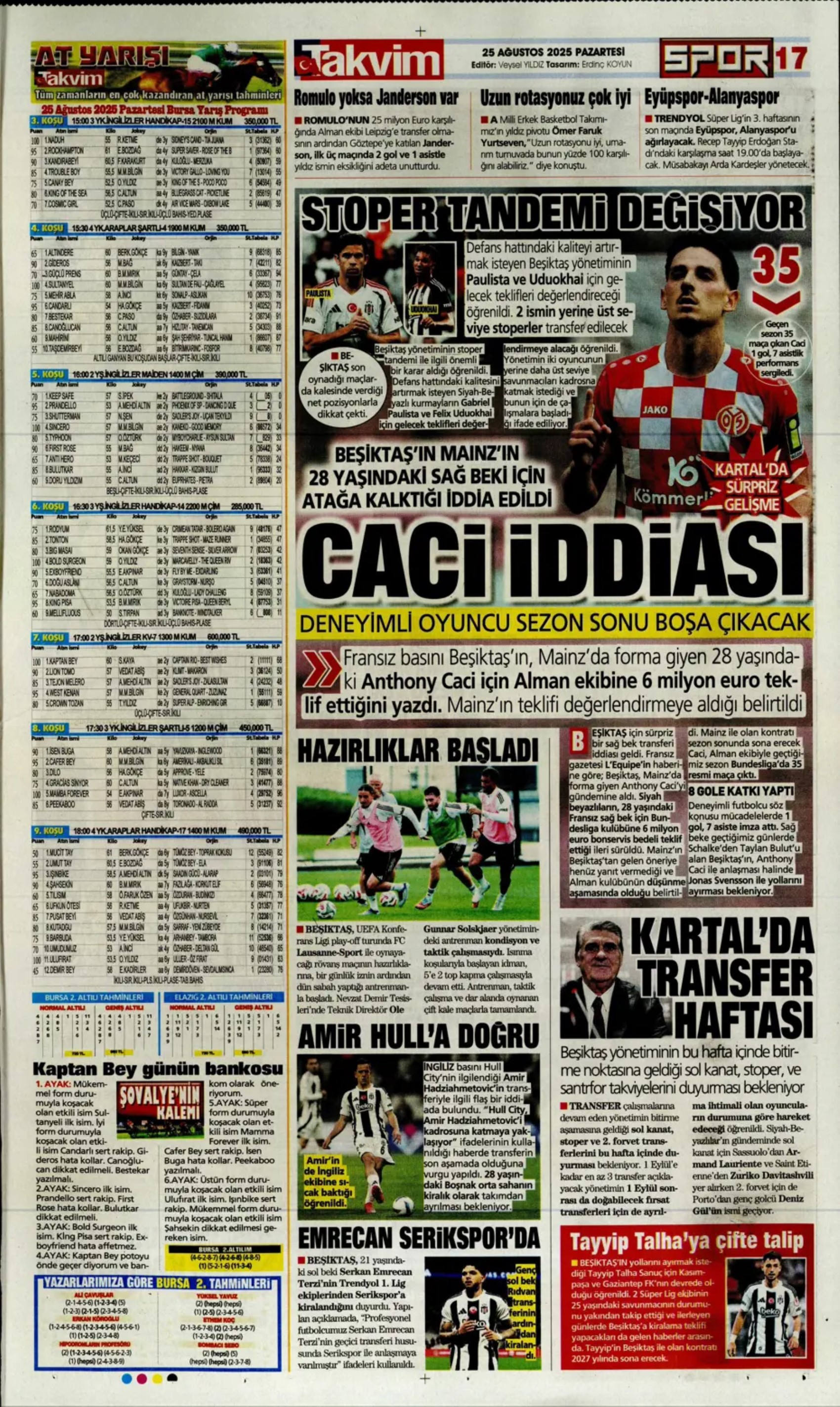 Sporda günün manşetleri... Fenerbahçe Kerem transferi sonrası bir ismi daha bitiriyor