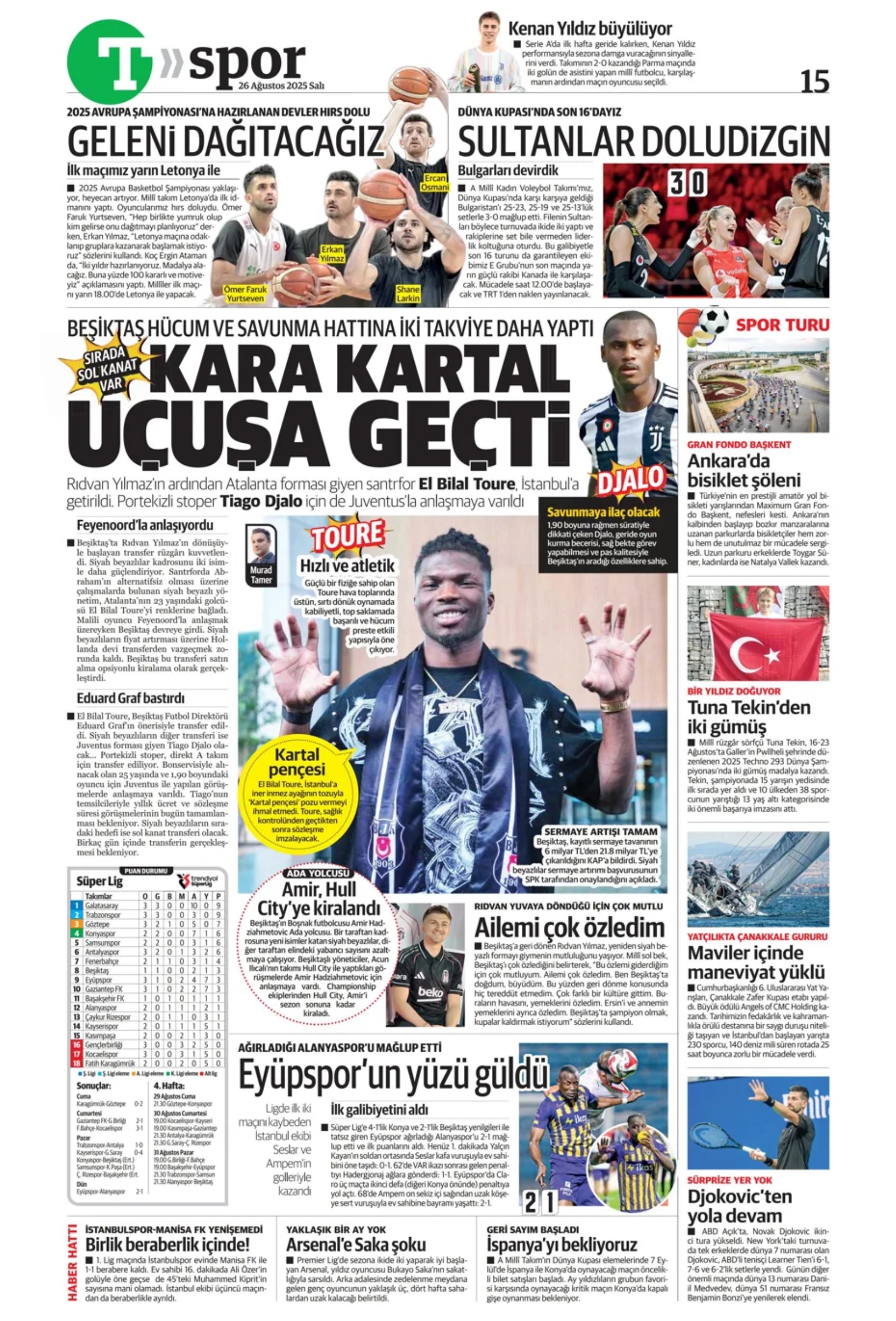 Sporda günün manşetleri... Galatasaray transferde atağa kalktı: Aslan, Singo transferini bitiriyor