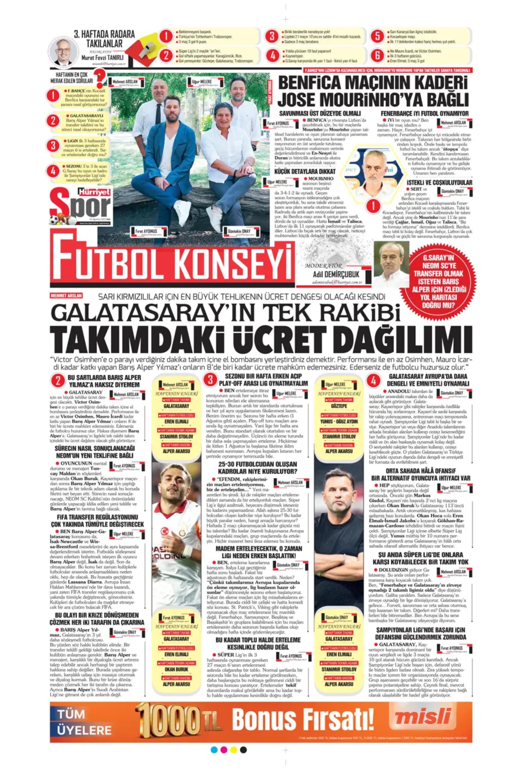 Sporda günün manşetleri... Galatasaray transferde atağa kalktı: Aslan, Singo transferini bitiriyor