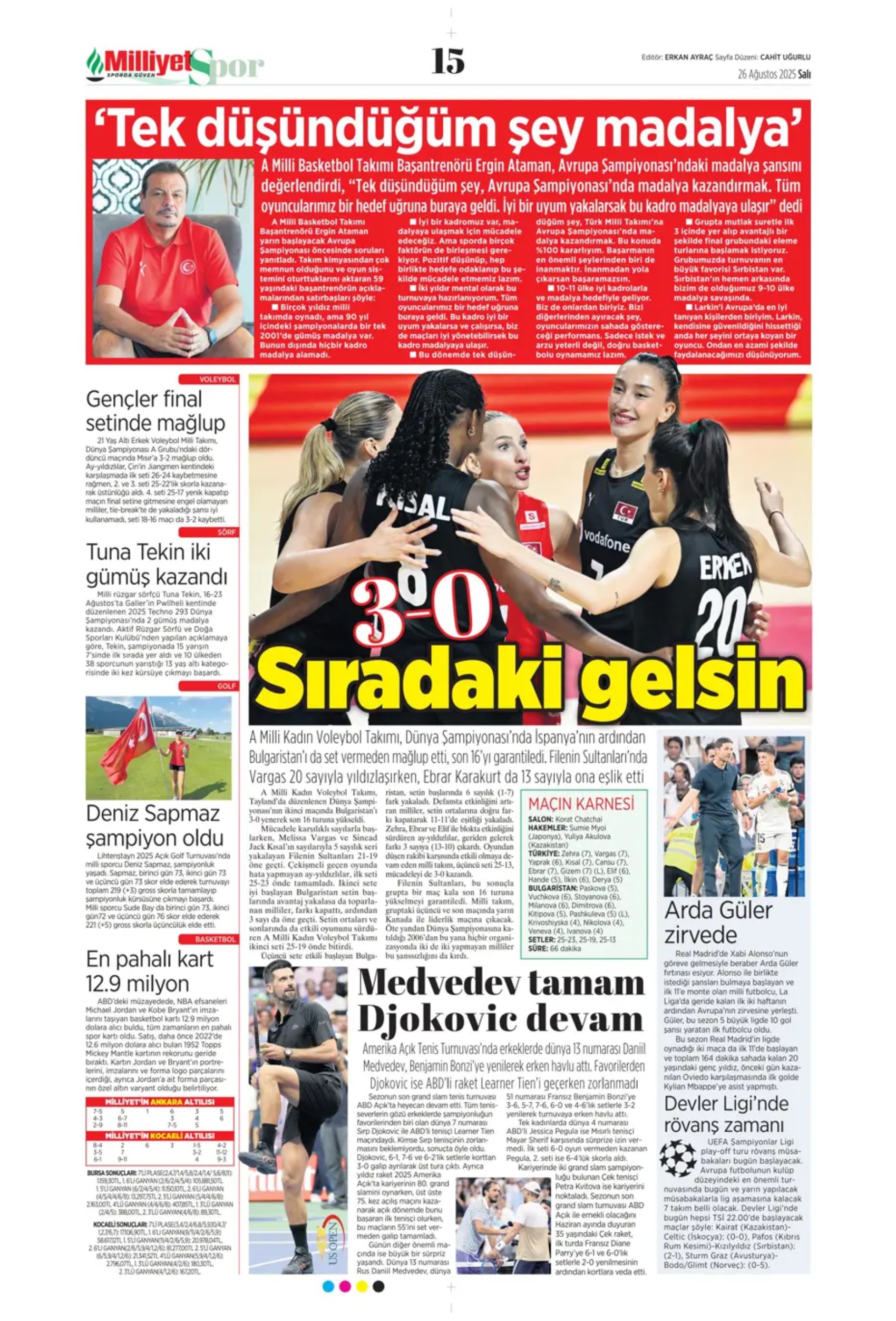 Sporda günün manşetleri... Galatasaray transferde atağa kalktı: Aslan, Singo transferini bitiriyor