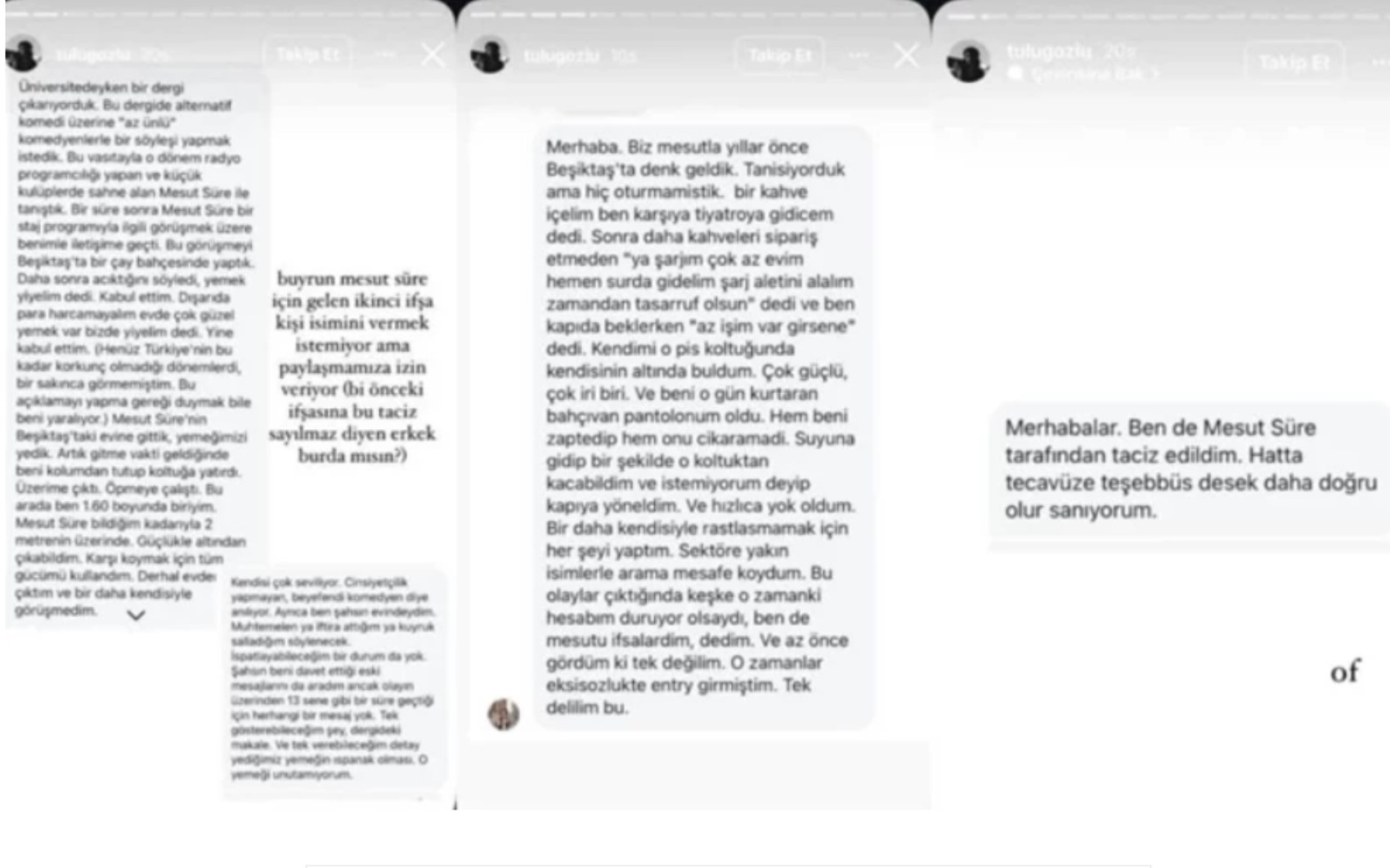 Taciz iddialarıyla gündeme gelen Mesut Süre'den ilk açıklama: 'Şoktayım'