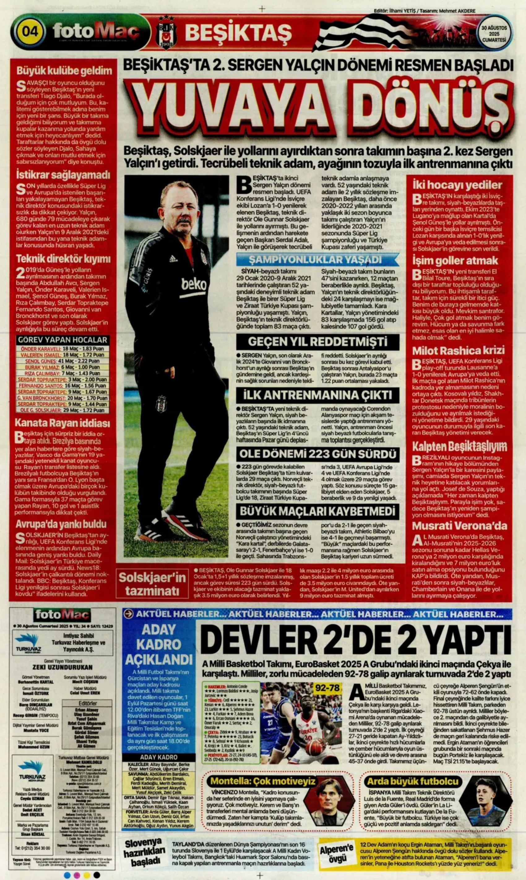 Sporda günün manşetleri... Mourinho ile ilgili o gerçek ortaya çıktı: Meğerse o maçtan önce kovulmuş!