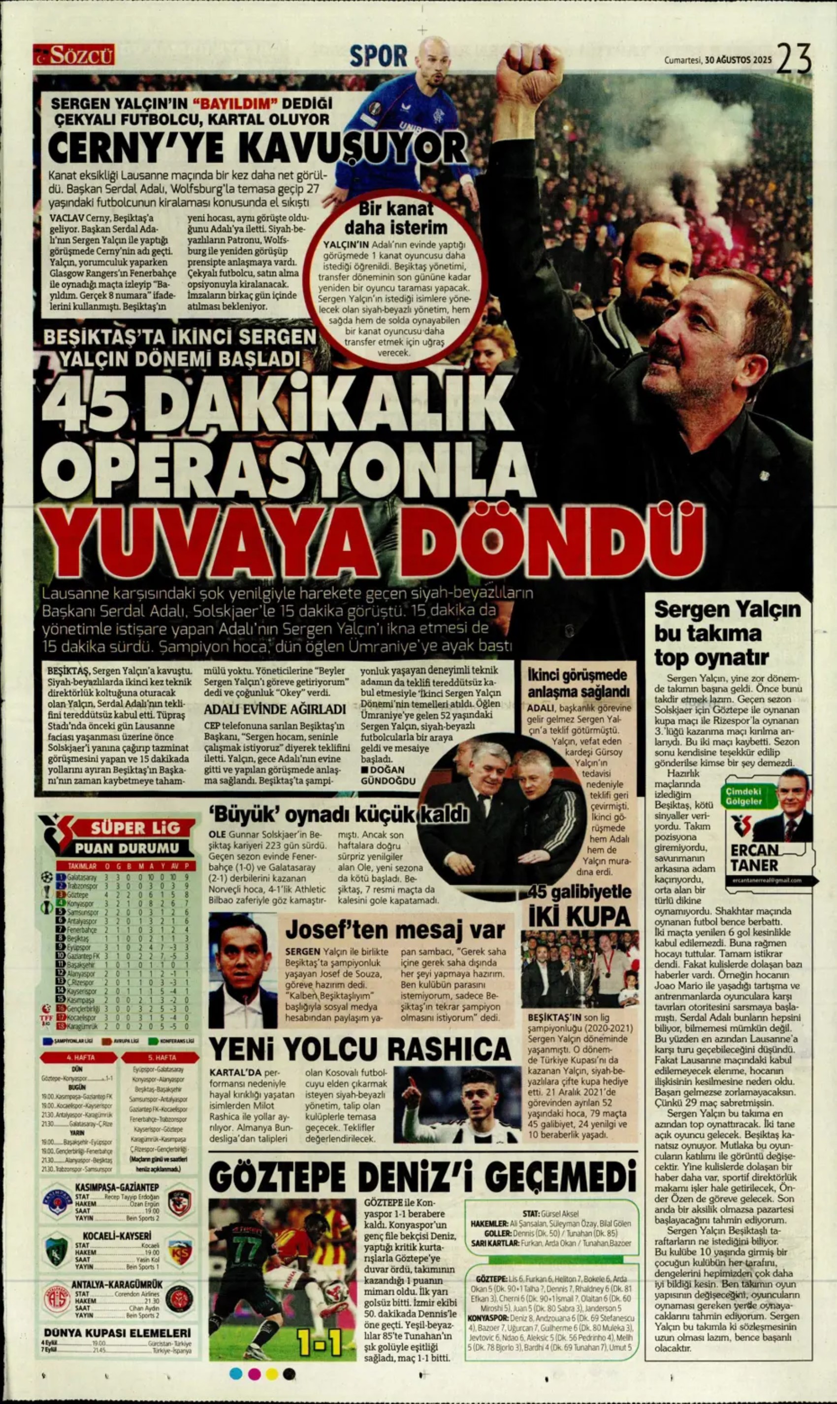 Sporda günün manşetleri... Mourinho ile ilgili o gerçek ortaya çıktı: Meğerse o maçtan önce kovulmuş!