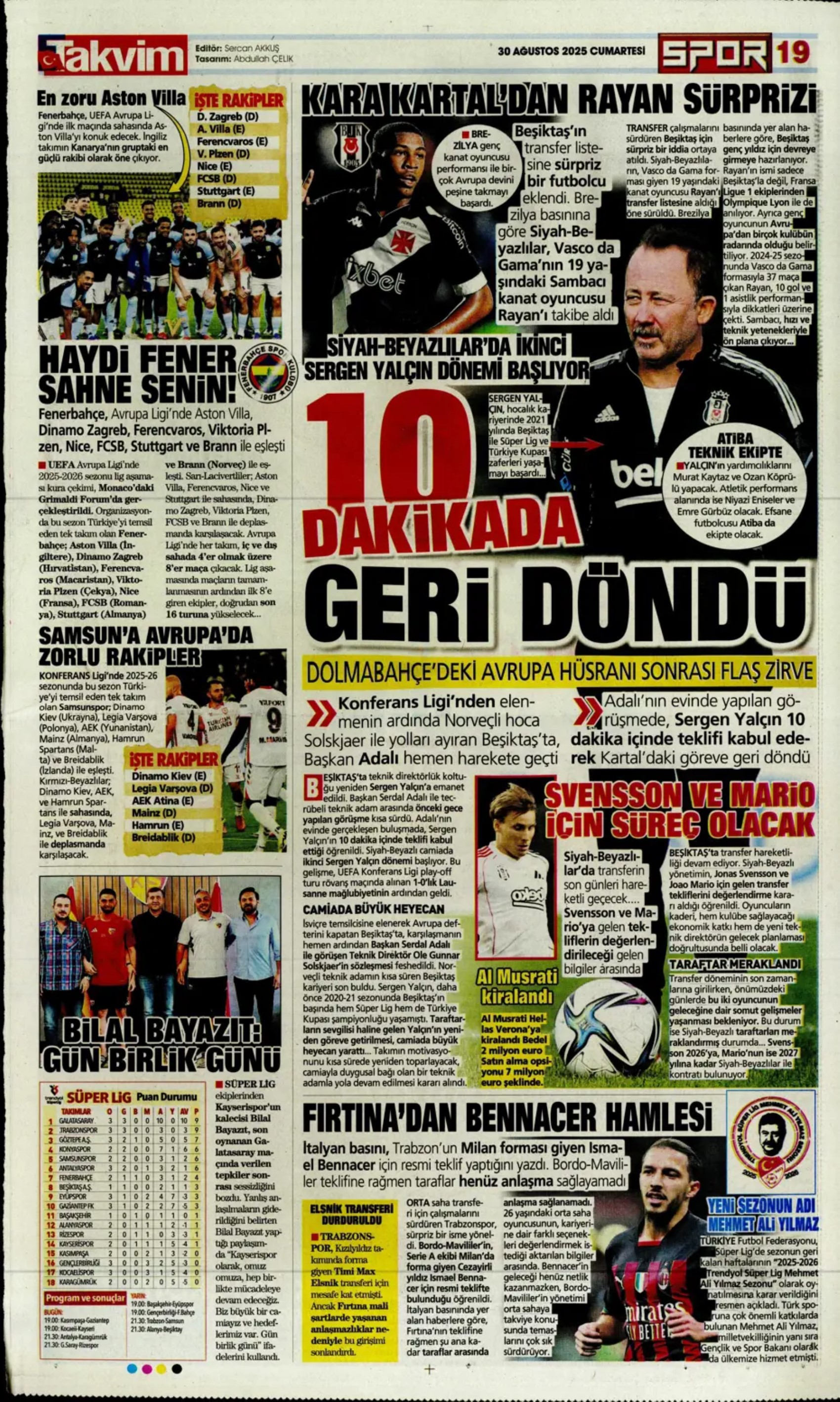 Sporda günün manşetleri... Mourinho ile ilgili o gerçek ortaya çıktı: Meğerse o maçtan önce kovulmuş!