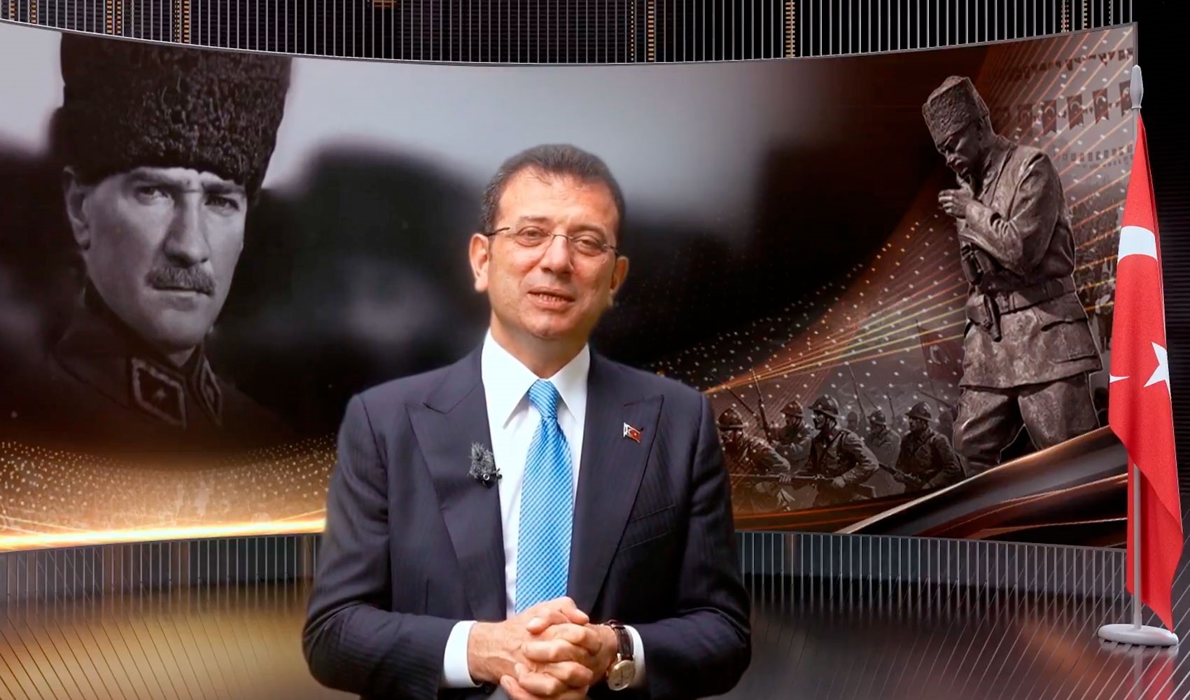 İmamoğlu’ndan videolu 30 Ağustos mesajı: Yan yana değiliz ama kalplerimiz bir