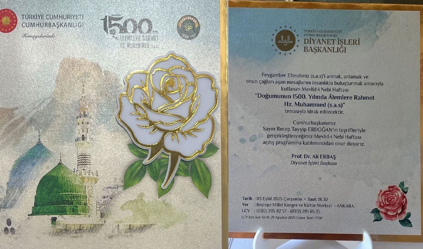 Diyanet'ten ‘altın varaklı davetiye’ haberine açıklama