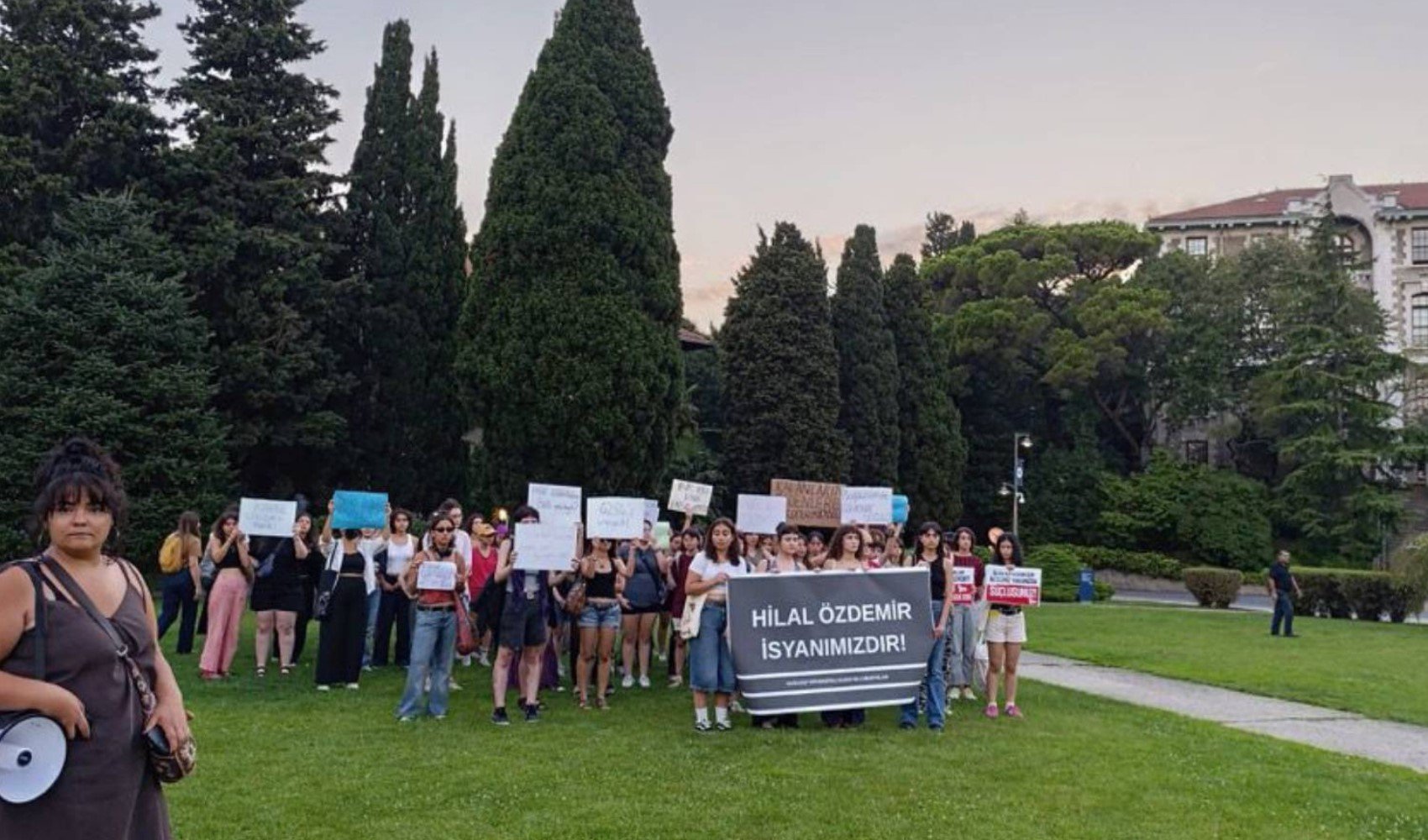 Boğaziçi Üniversitesi’nde Hilal Özdemir protestosu