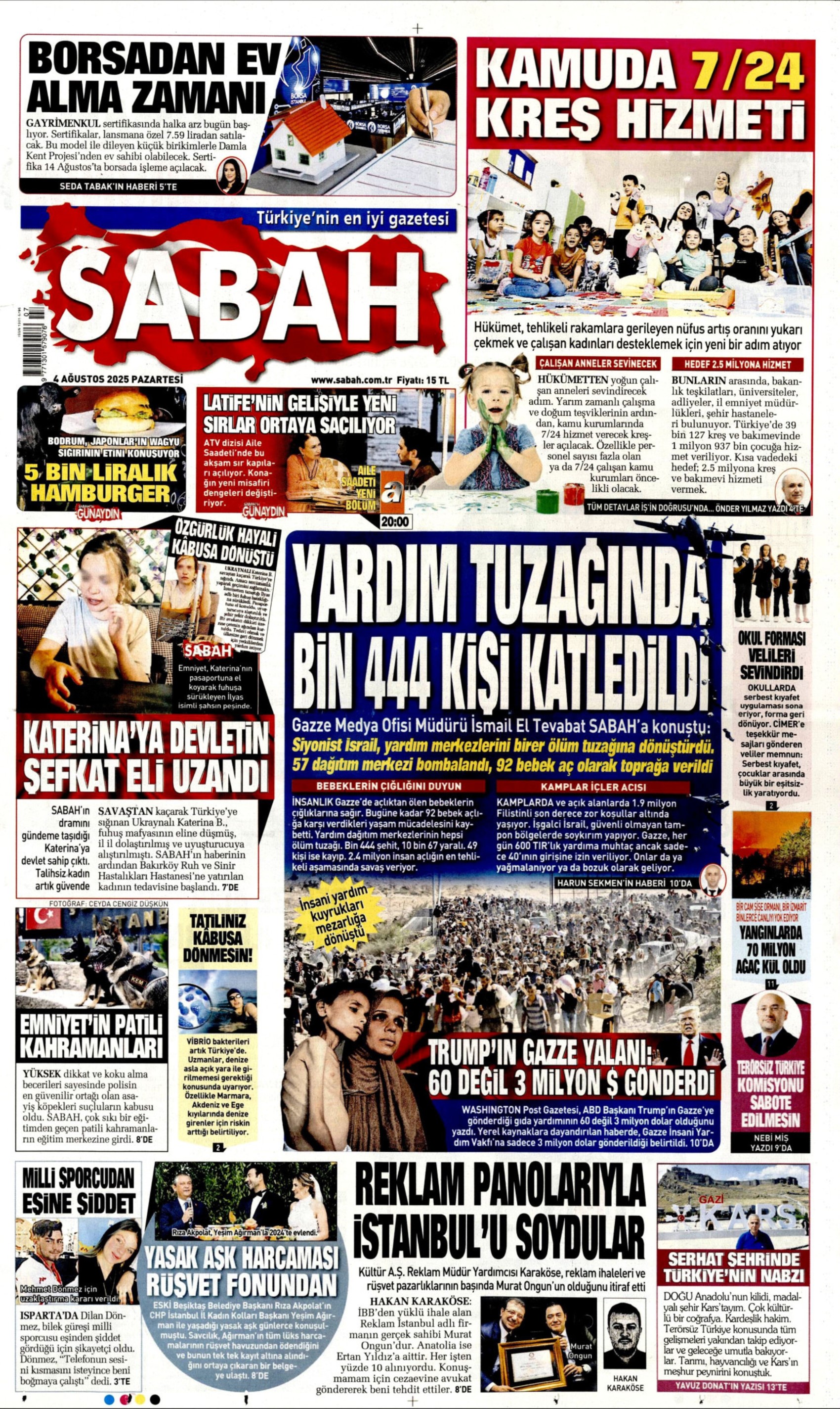 4 Ağustos 2025 gazete manşetleri: Gazeteler, İYİ Parti'nin Birinci Vazifen Mitingi'ni nasıl gördü?