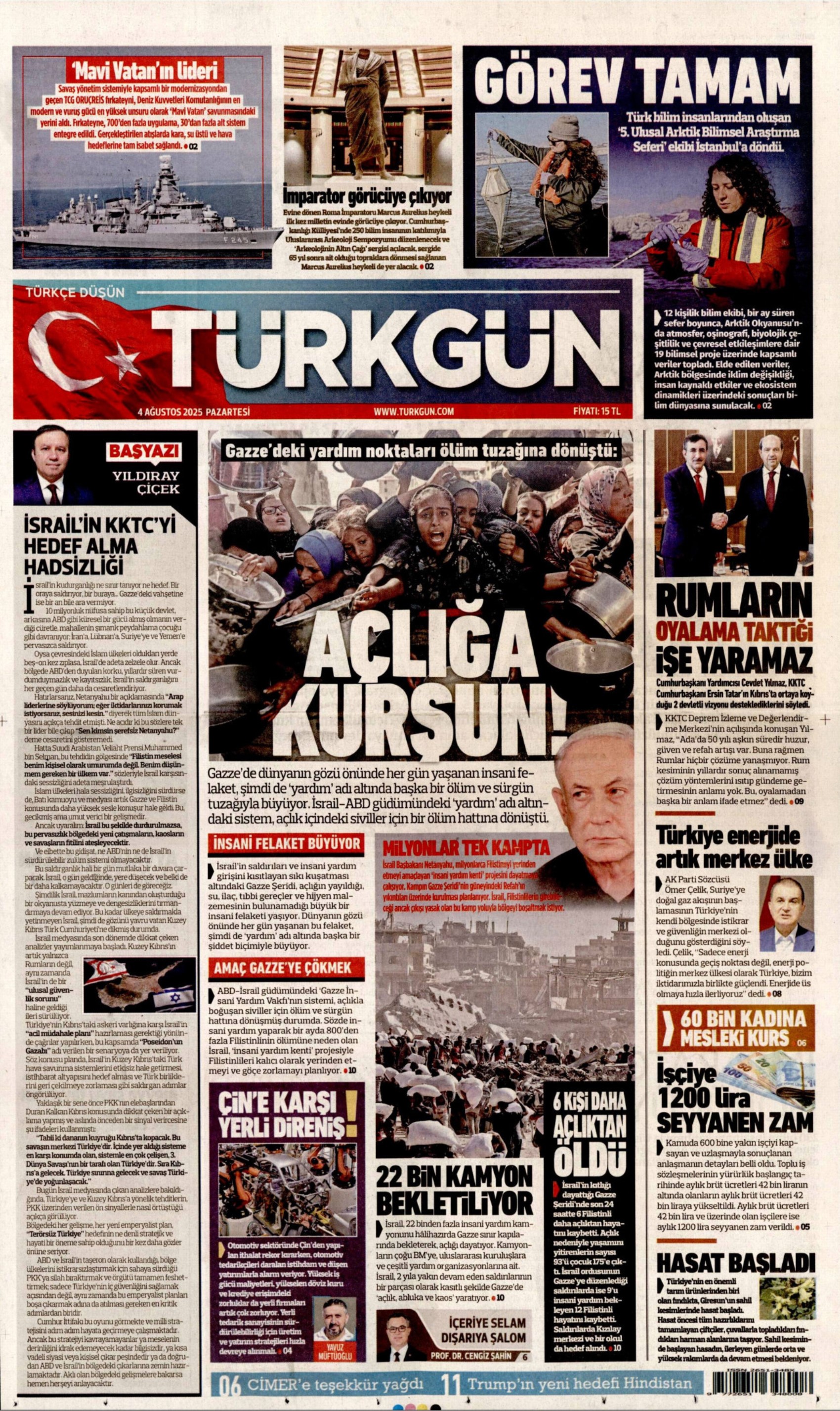 4 Ağustos 2025 gazete manşetleri: Gazeteler, İYİ Parti'nin Birinci Vazifen Mitingi'ni nasıl gördü?