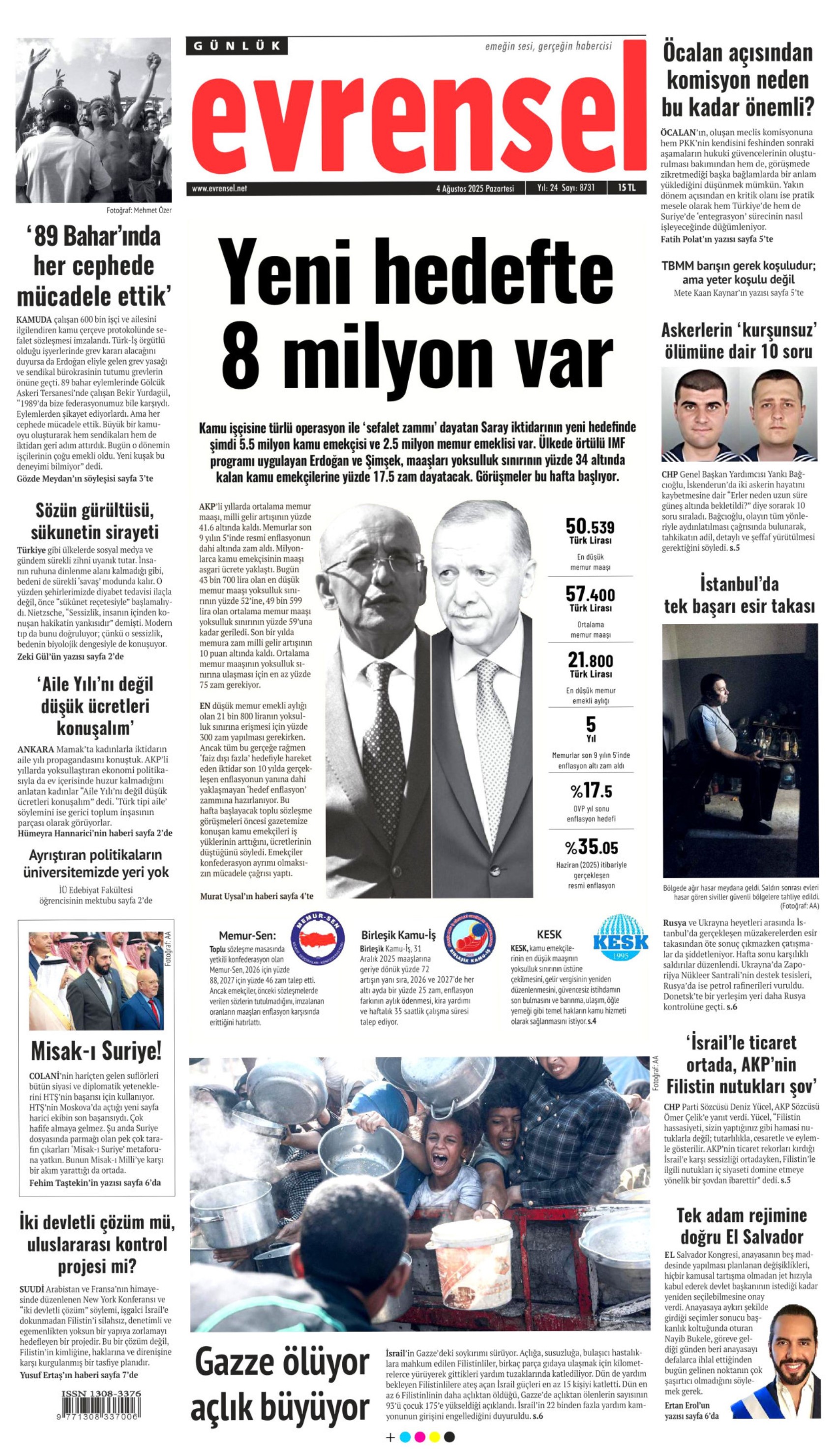 4 Ağustos 2025 gazete manşetleri: Gazeteler, İYİ Parti'nin Birinci Vazifen Mitingi'ni nasıl gördü?