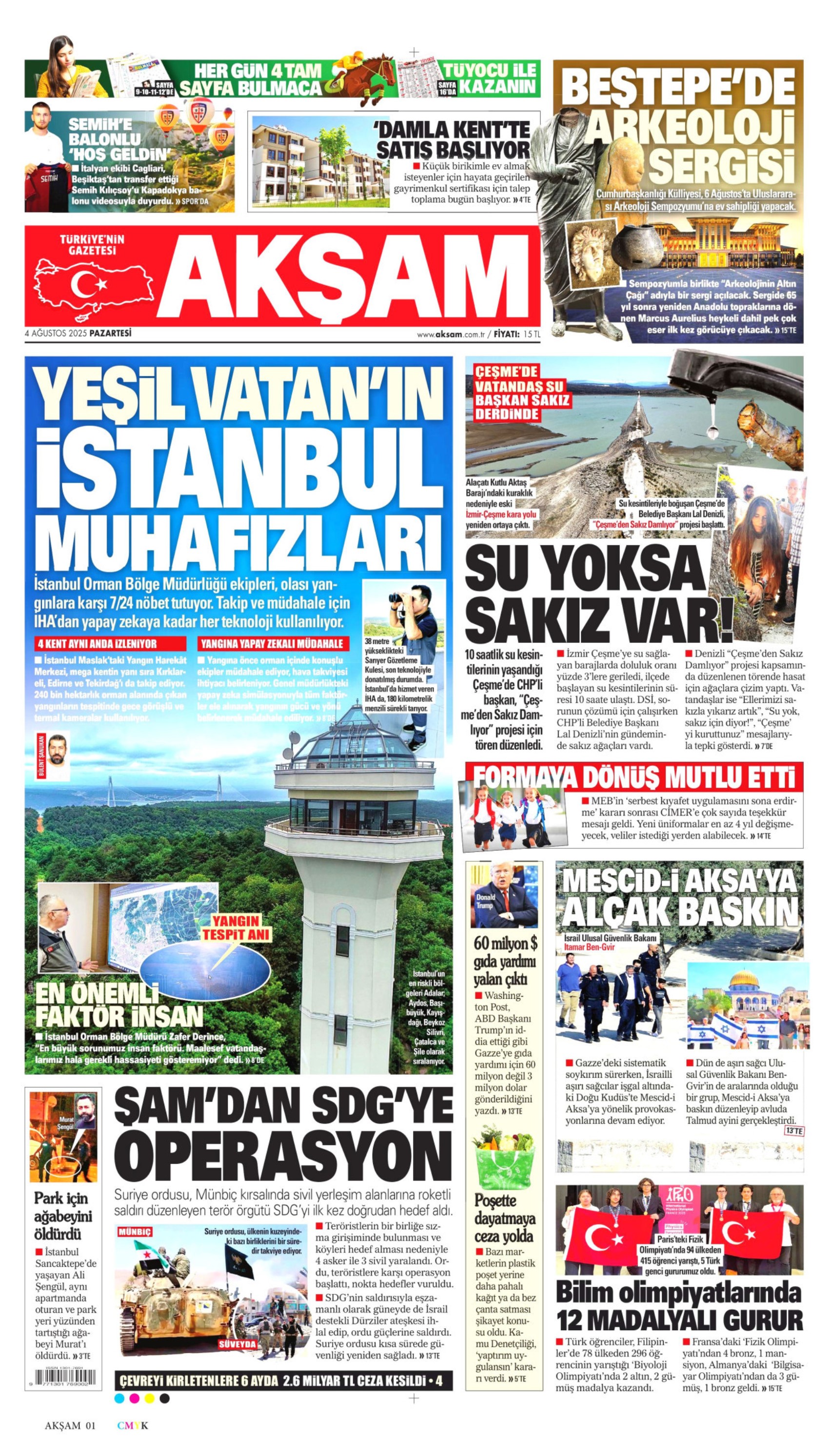 4 Ağustos 2025 gazete manşetleri: Gazeteler, İYİ Parti'nin Birinci Vazifen Mitingi'ni nasıl gördü?