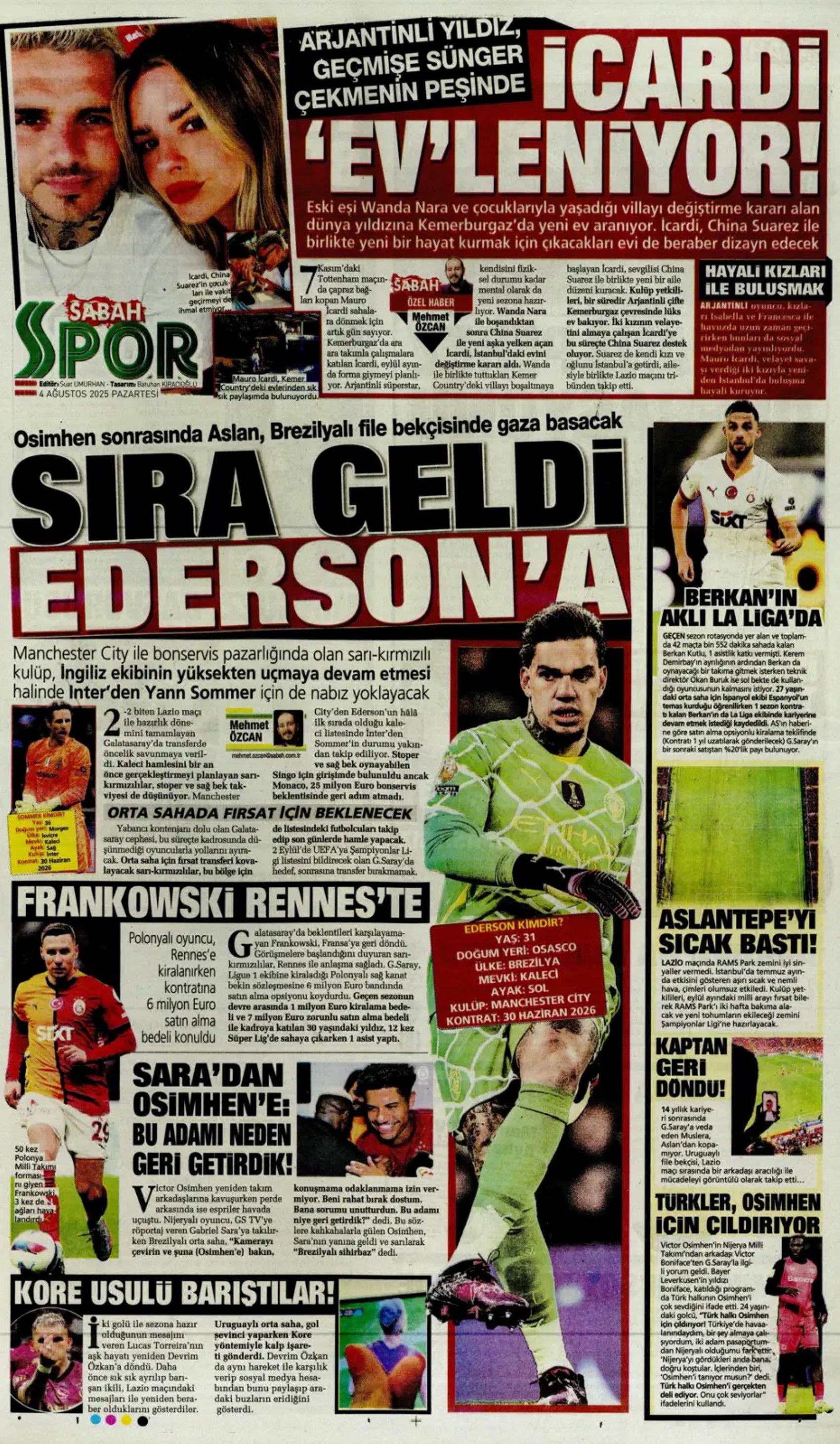 Sporda günün manşetleri... Fenerbahçe transferde durmuyor: Kerem'den sonra imzalar devam edecek! İşte listedeki o isimler