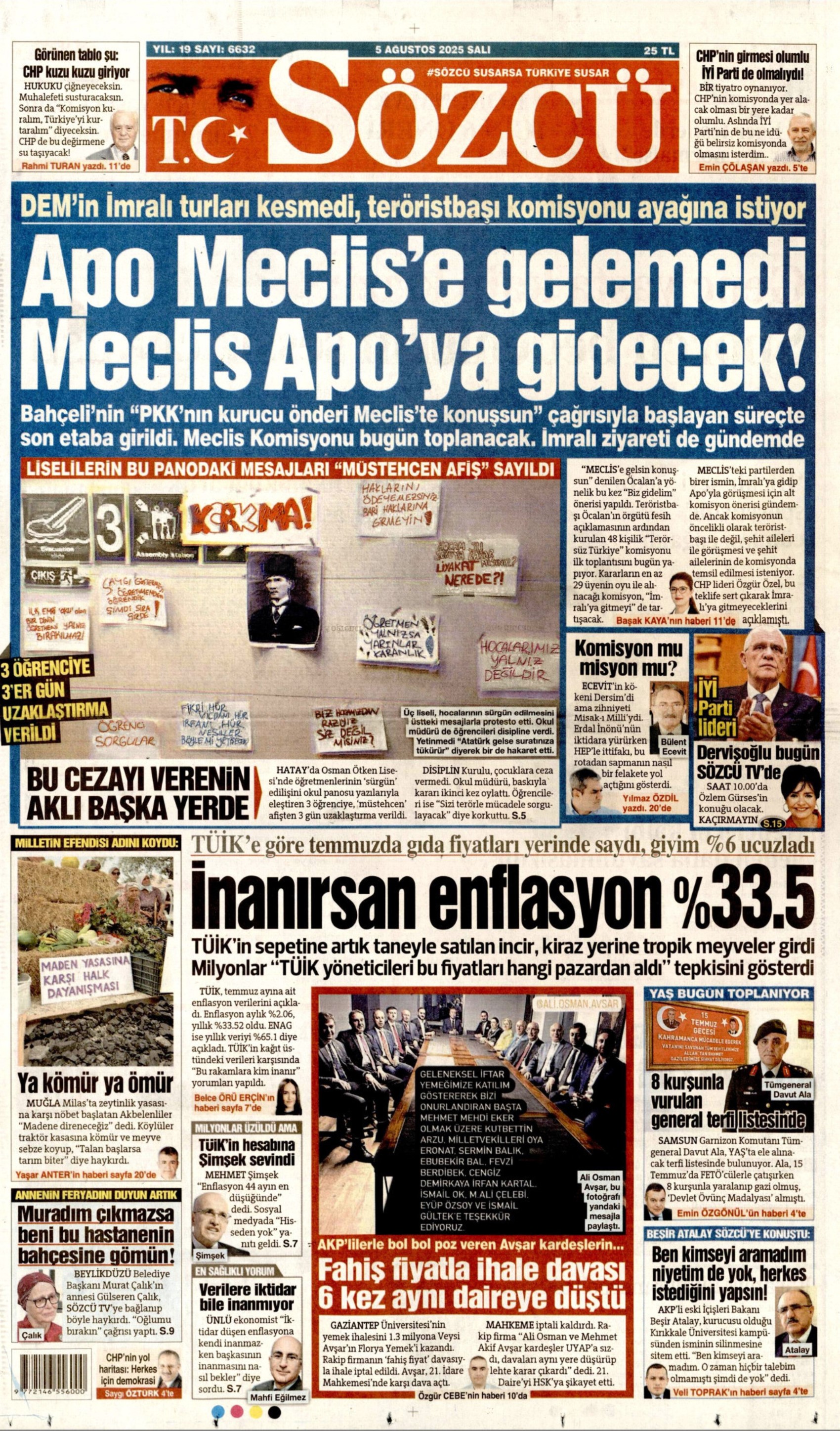 Soruşturma derinleşiyor: Gazeteler, sahte diploma skandalını nasıl gördü? (5 Ağustos 2025 gazete manşetleri)