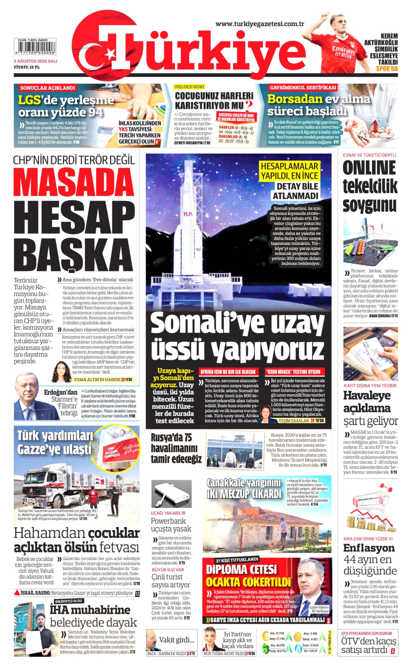 Soruşturma derinleşiyor: Gazeteler, sahte diploma skandalını nasıl gördü? (5 Ağustos 2025 gazete manşetleri)