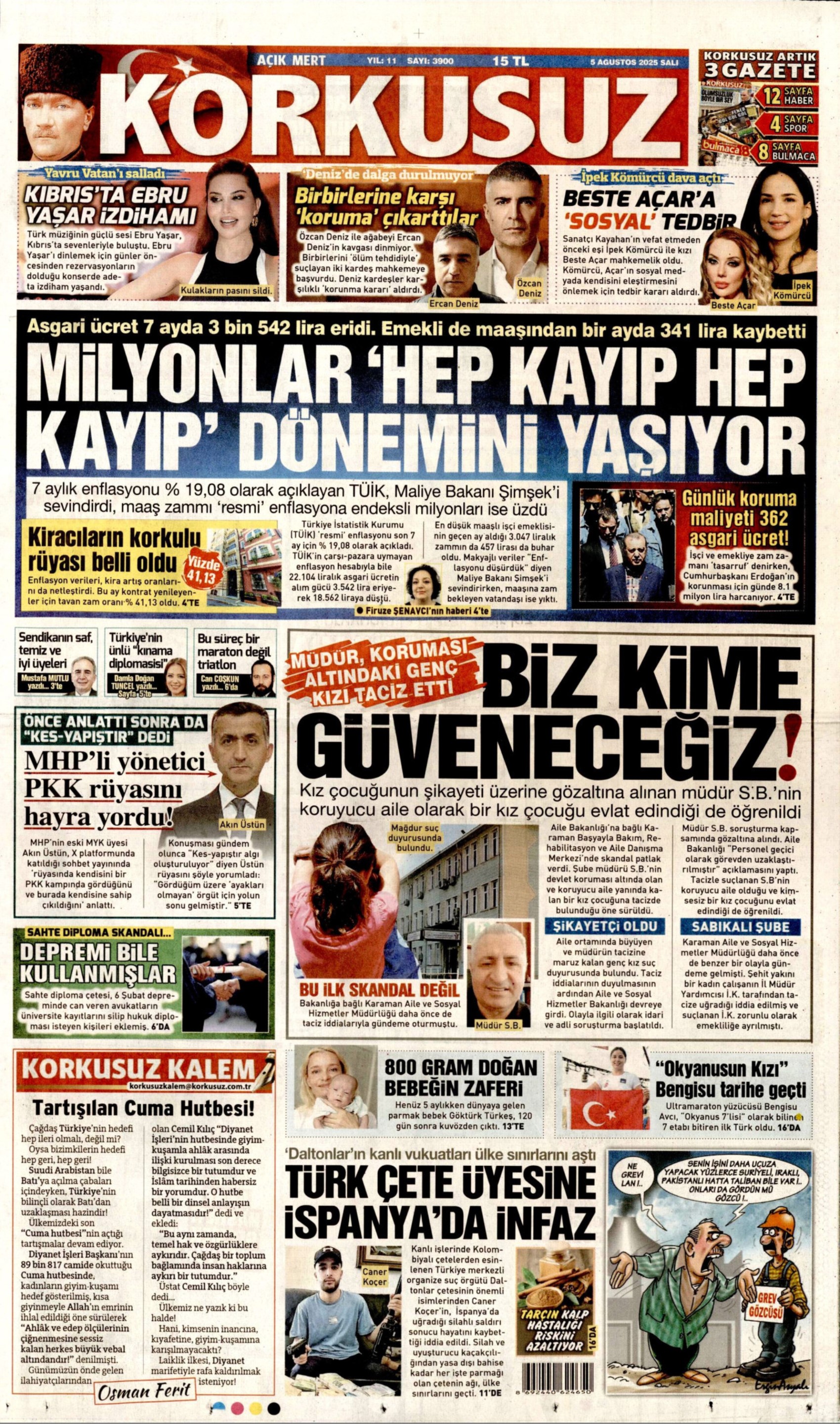 Soruşturma derinleşiyor: Gazeteler, sahte diploma skandalını nasıl gördü? (5 Ağustos 2025 gazete manşetleri)