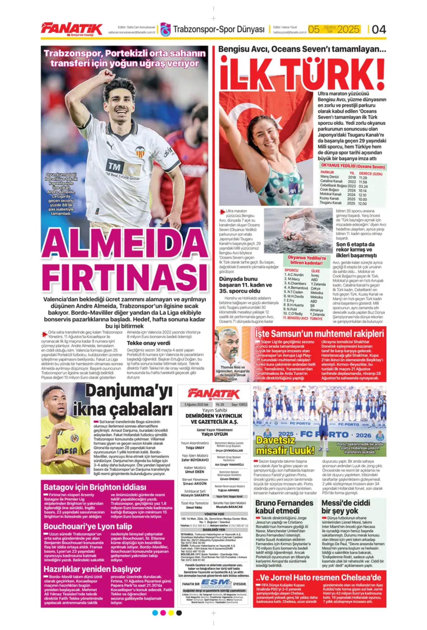 Sporda günün manşetleri: Kerem transferinde kıran kırana pazarlık sürüyor