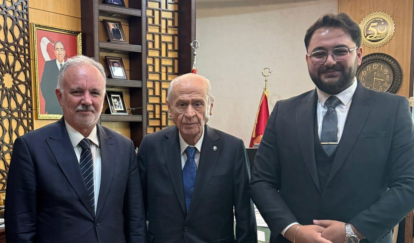 Ayhan Bilgen'den Bahçeli'ye ziyaret