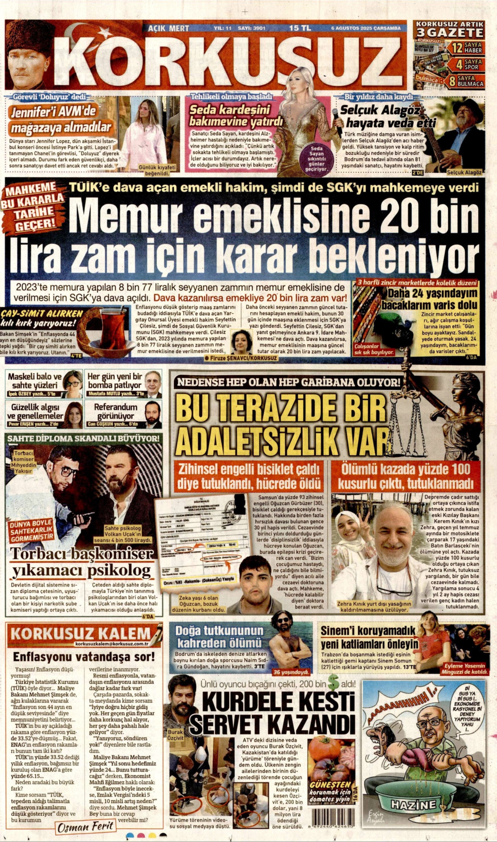 6 Ağustos 2025 gazete manşetleri: Gazeteler, açılım komisyonunun ilk toplantısını ve YAŞ kararlarını nasıl gördü?