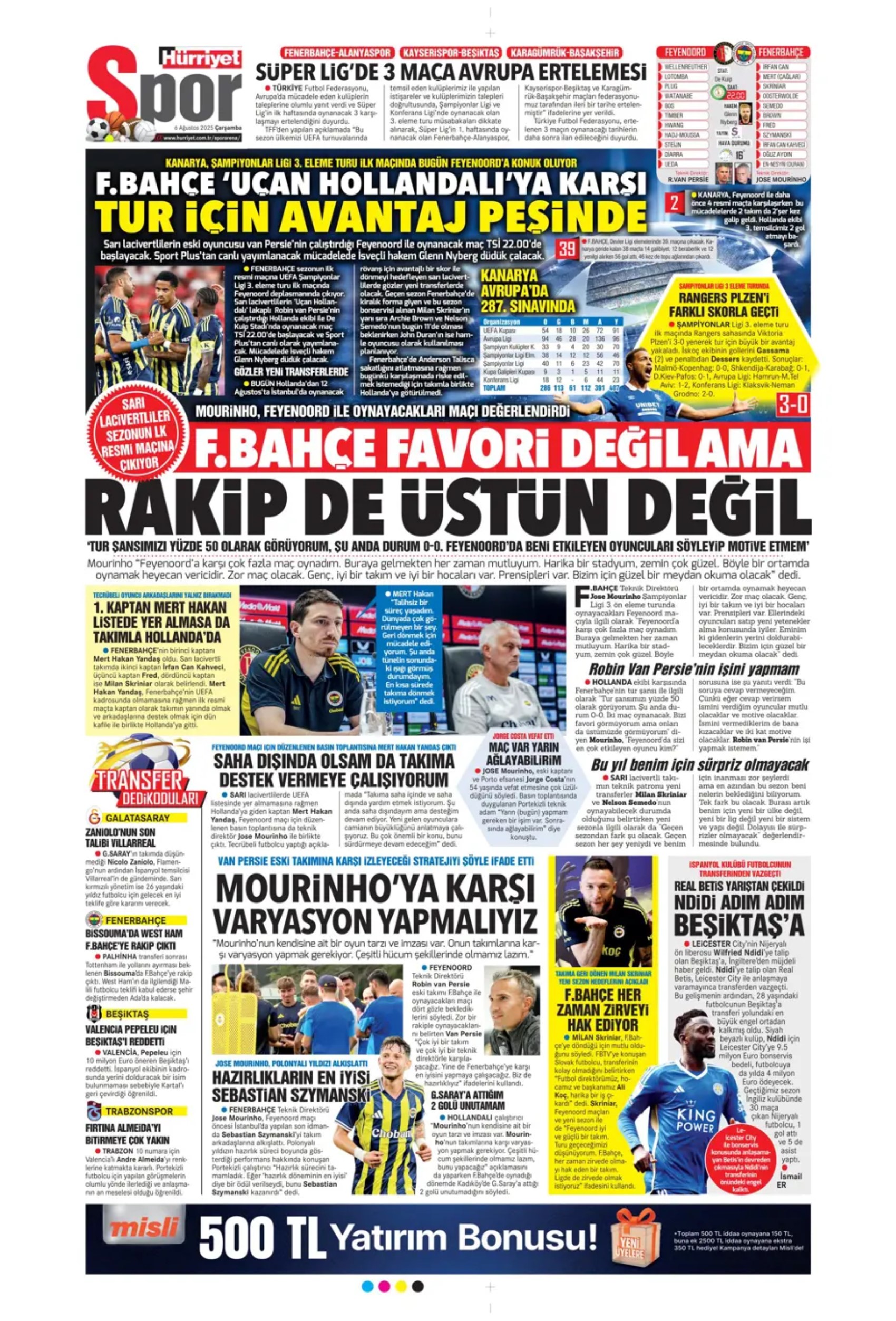 Sporda günün manşetleri... Osimhen'i geçecek transferde sıcak gelişme: İmza atıyor
